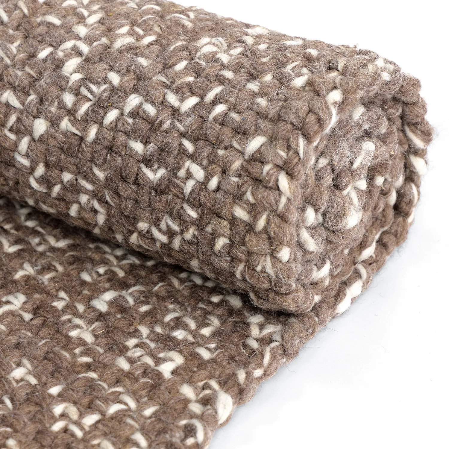 Tapis Intérieurs/Extérieurs - Orta Wool Look (marron)