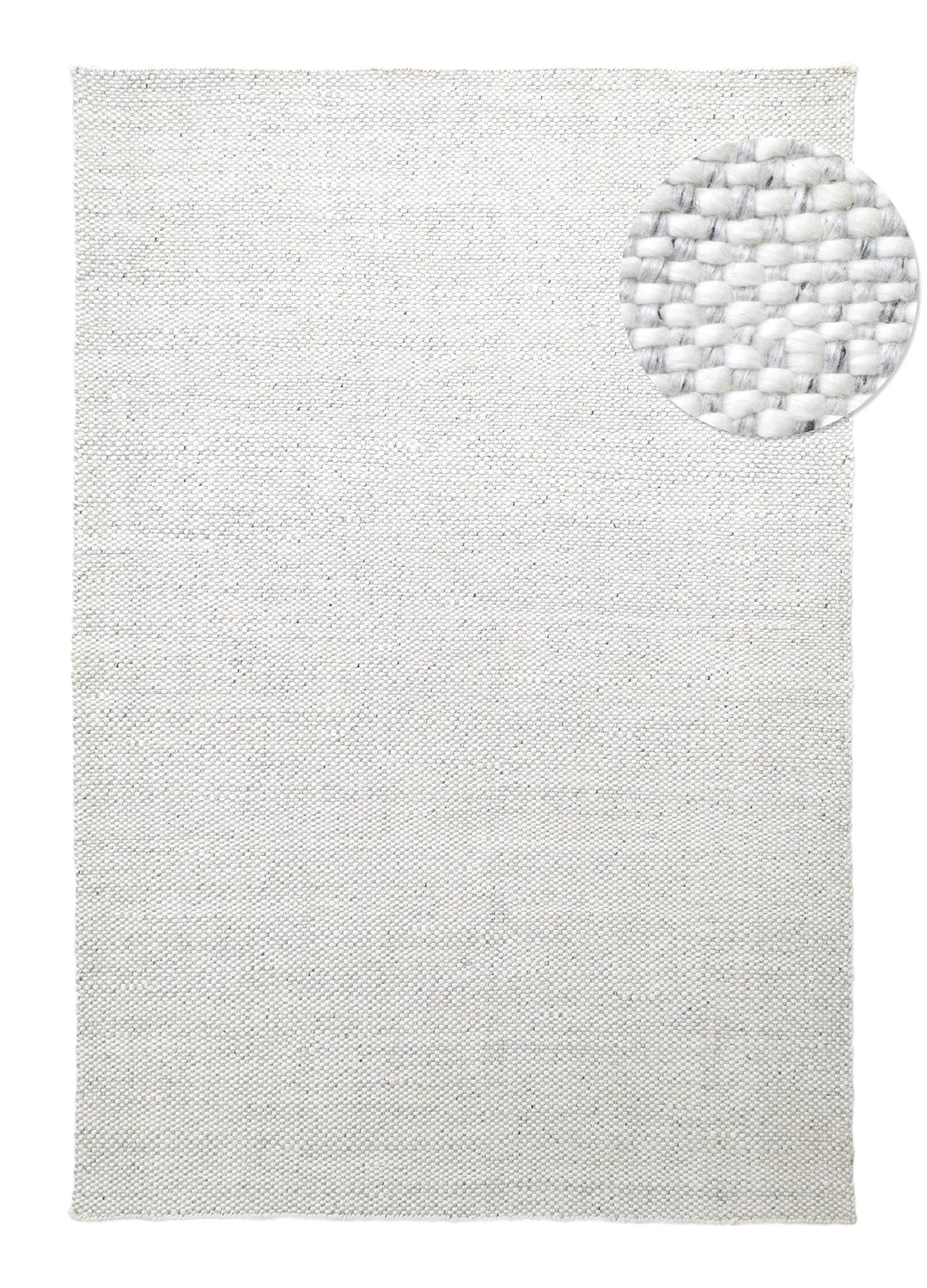Tapis Intérieurs/Extérieurs - Orta Wool Look (gris clair)