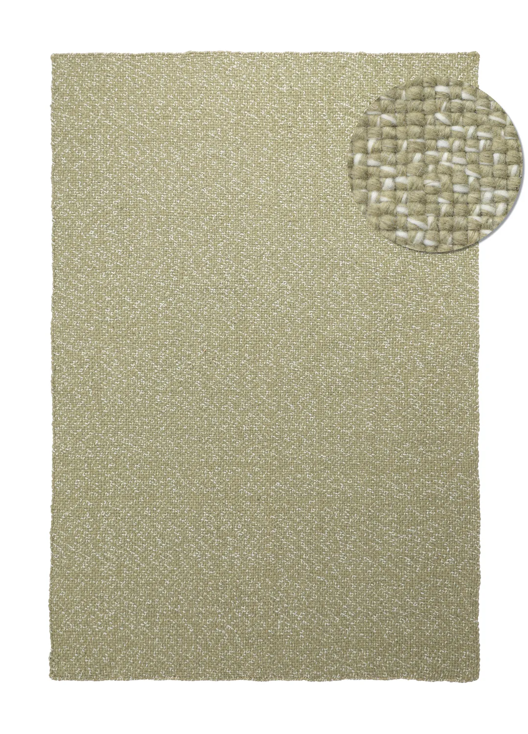Tapis Intérieurs/Extérieurs - Orta Wool Look (vert mousse)