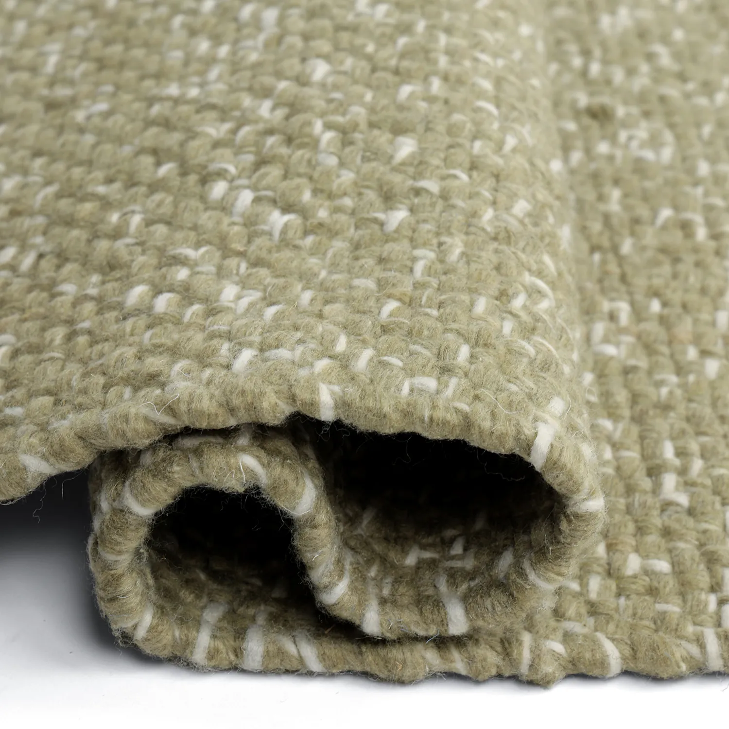 Tapis Intérieurs/Extérieurs - Orta Wool Look (vert mousse)