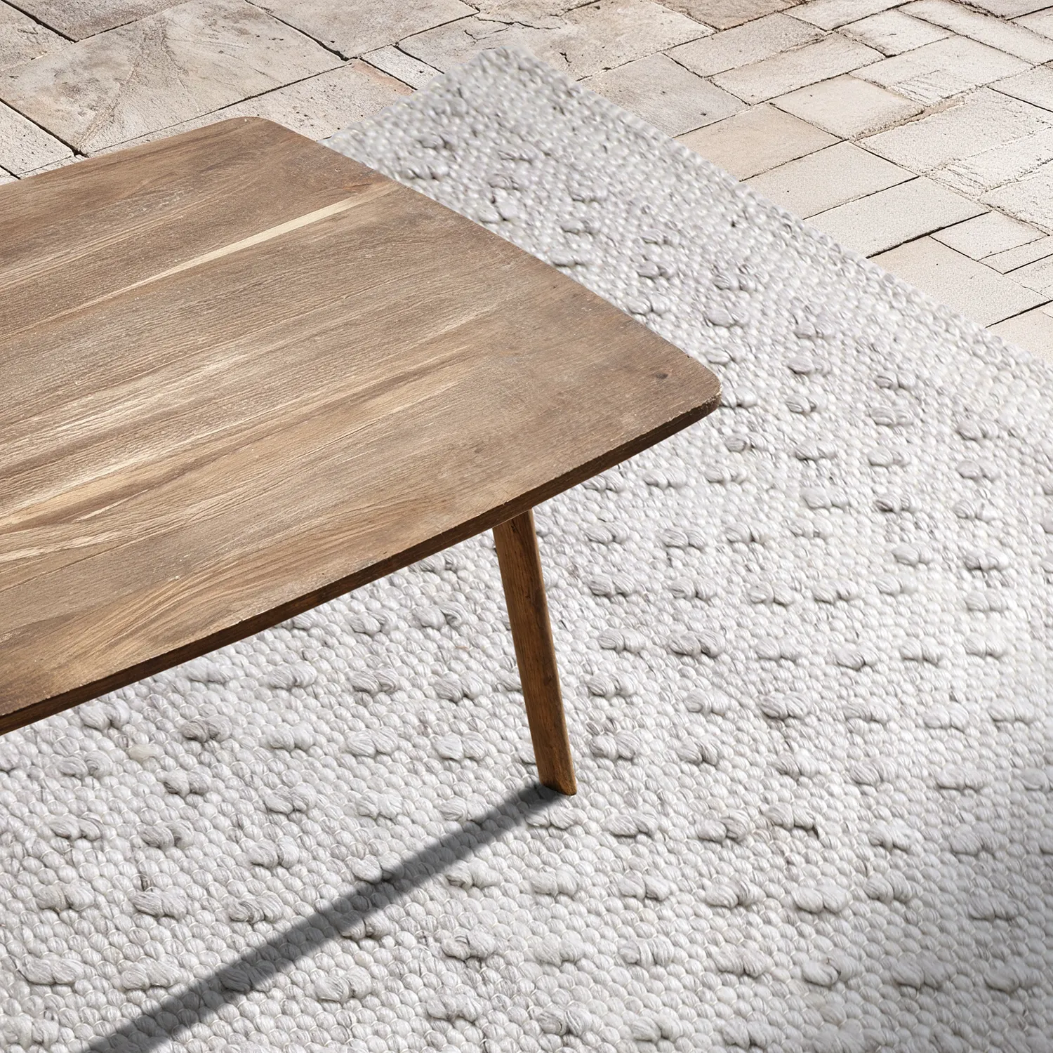 Tapis Intérieurs/Extérieurs - Todi Wool Look (gris/beige)