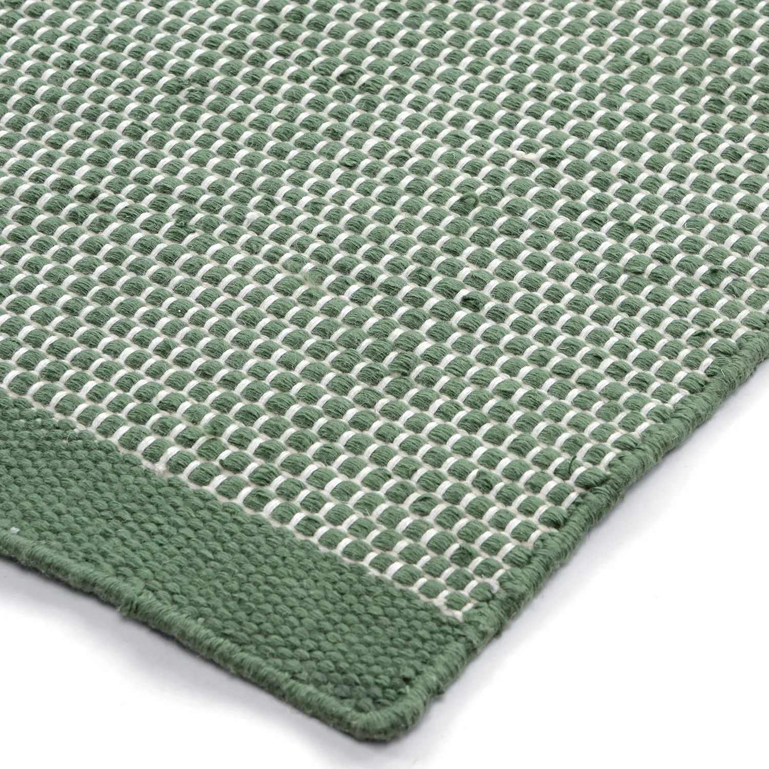Tapis Intérieurs/Extérieurs - Coastal Wool Look (vert/blanc)