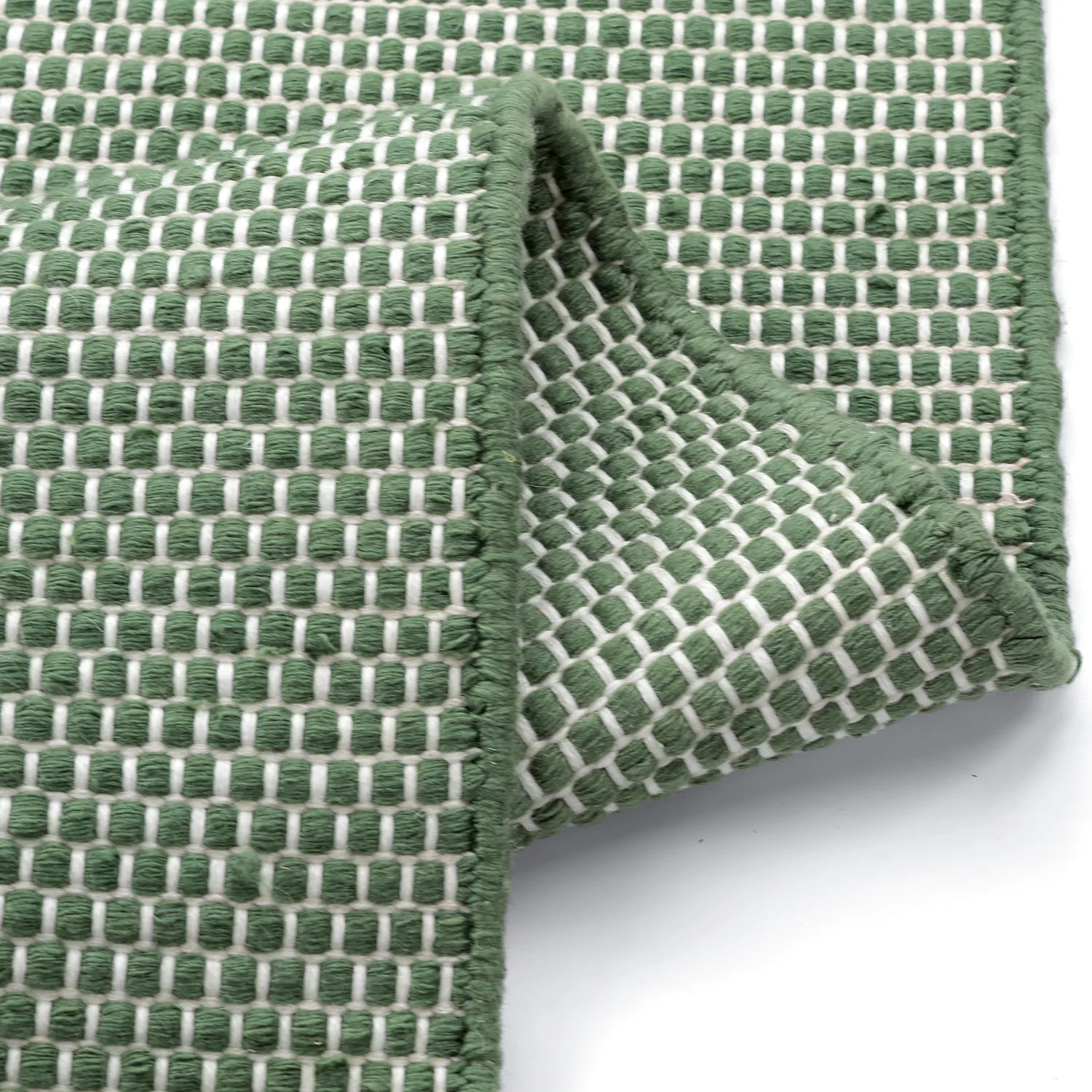 Tapis Intérieurs/Extérieurs - Coastal Wool Look (vert/blanc)