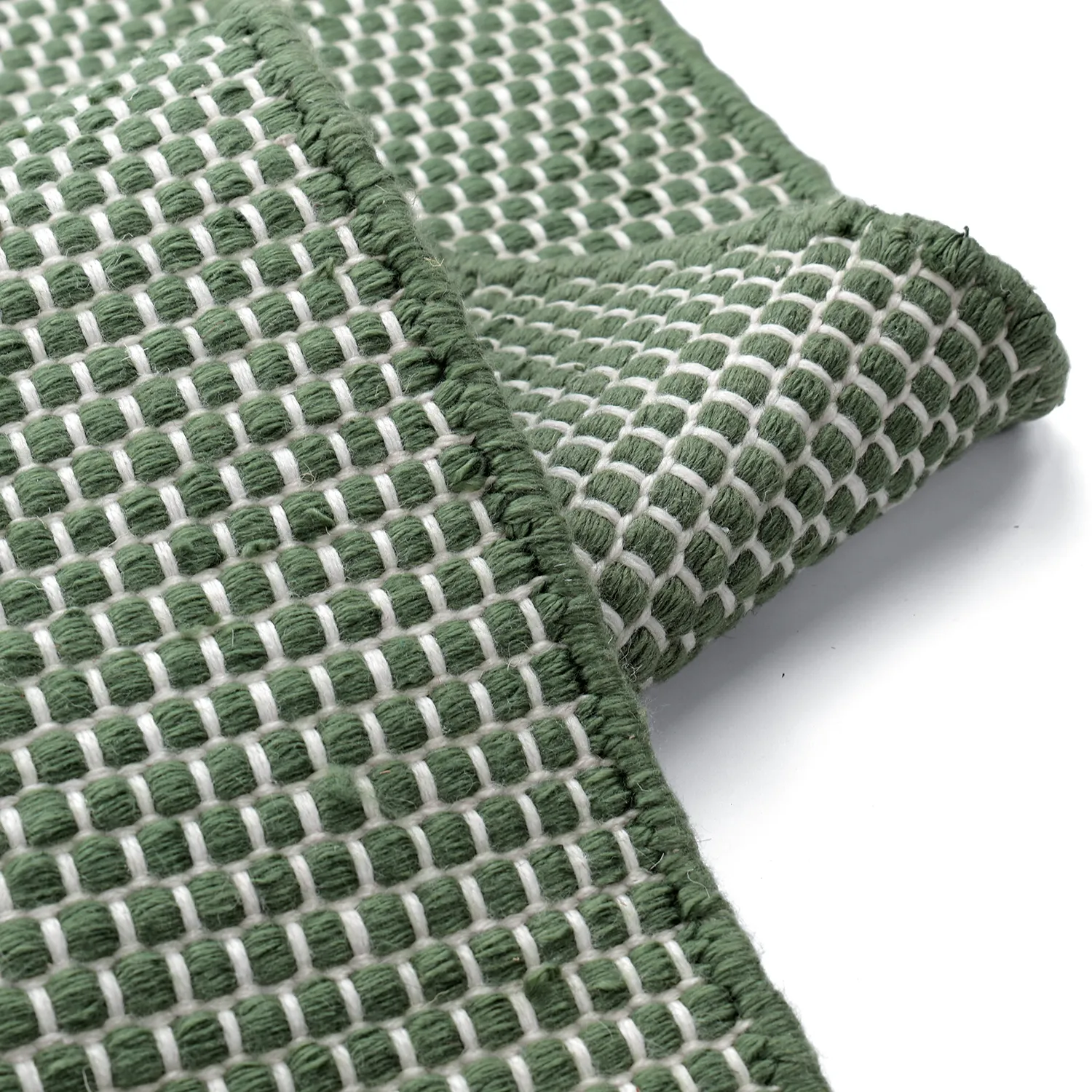 Tapis Intérieurs/Extérieurs - Coastal Wool Look (vert/blanc)