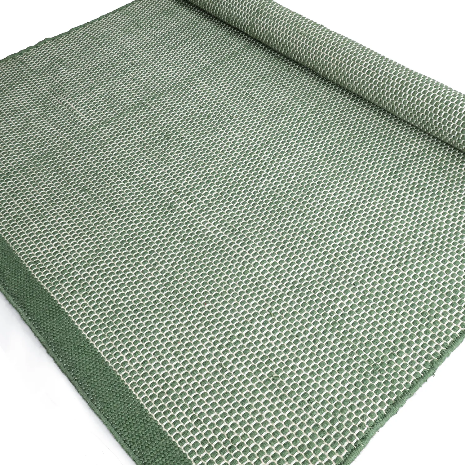Tapis Intérieurs/Extérieurs - Coastal Wool Look (vert/blanc)