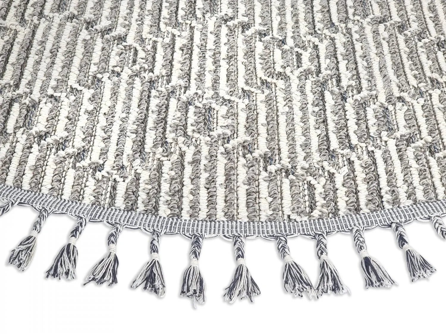 Tapis rond - Indoor/Outdoor Jordan (gris)
