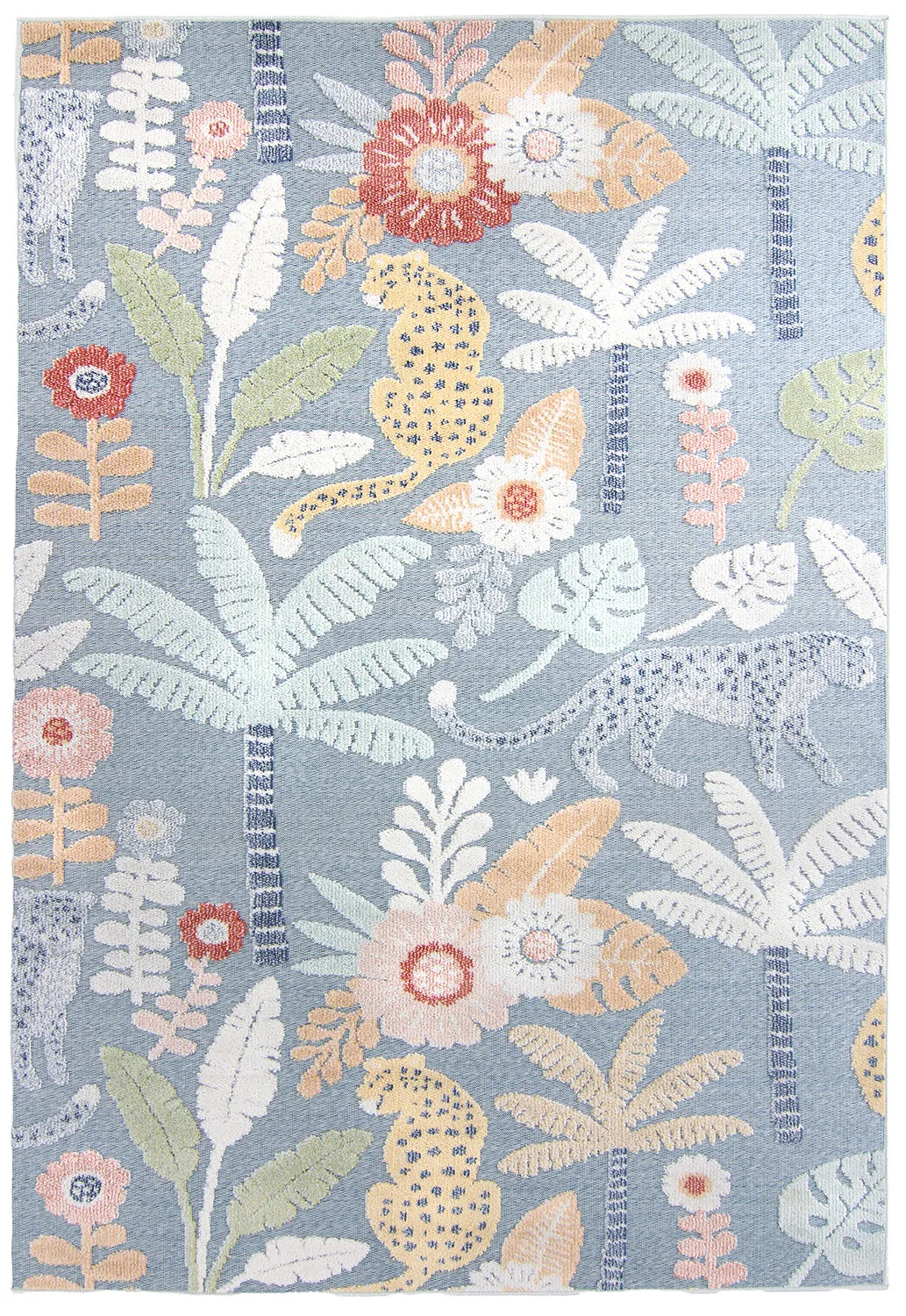 Tapis d’intérieur et d’extérieur - Rhodes (bleu/multi)