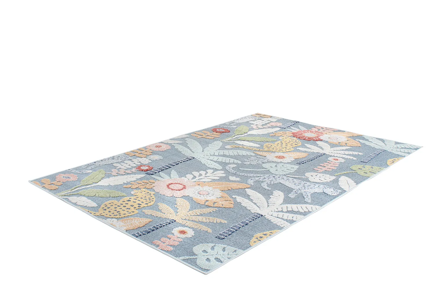 Tapis d’intérieur et d’extérieur - Rhodes (bleu/multi)