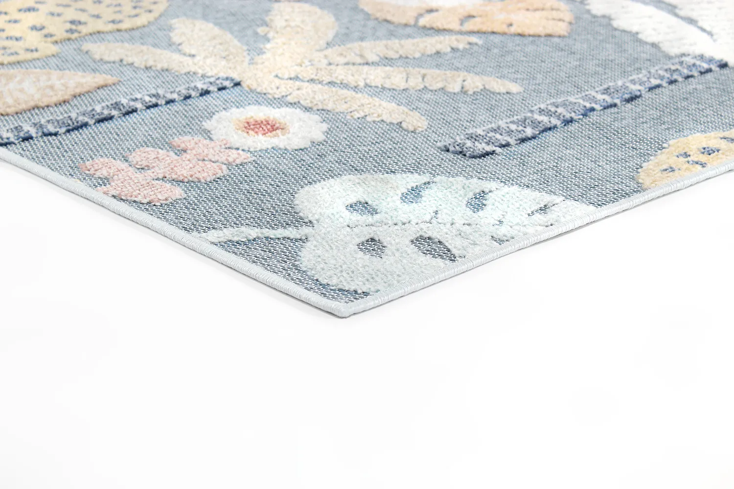 Tapis d’intérieur et d’extérieur - Rhodes (bleu/multi)