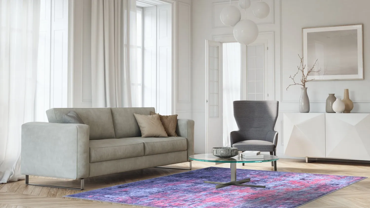Tapis Wilton - Violetta (violet)