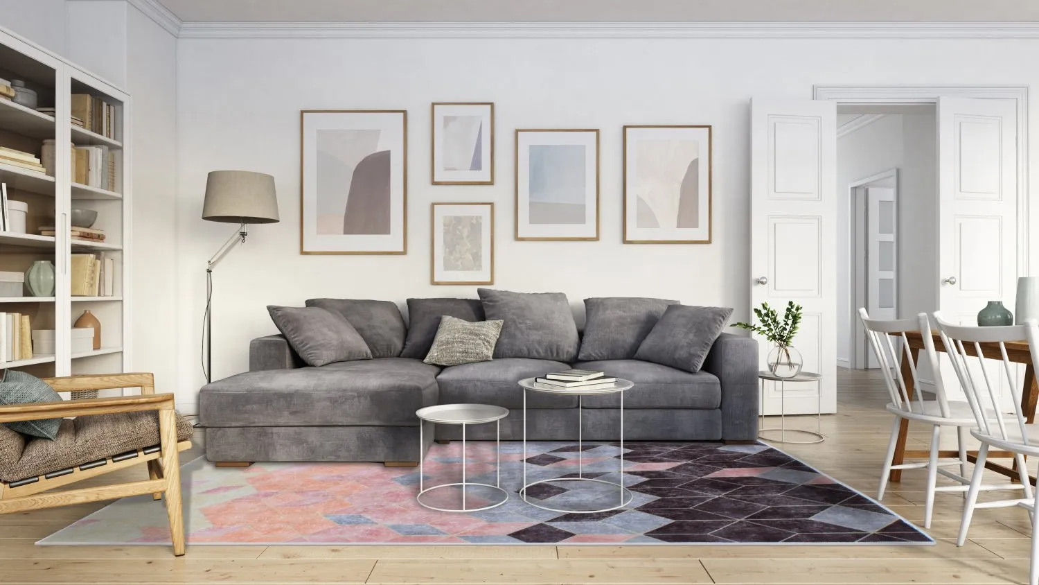 Tapis Wilton - Brigooda (rose)