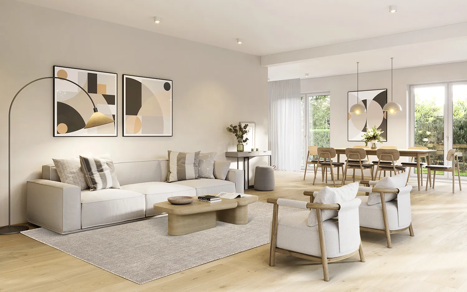 Tapis d’intérieur et d’extérieur - Arlo (beige)