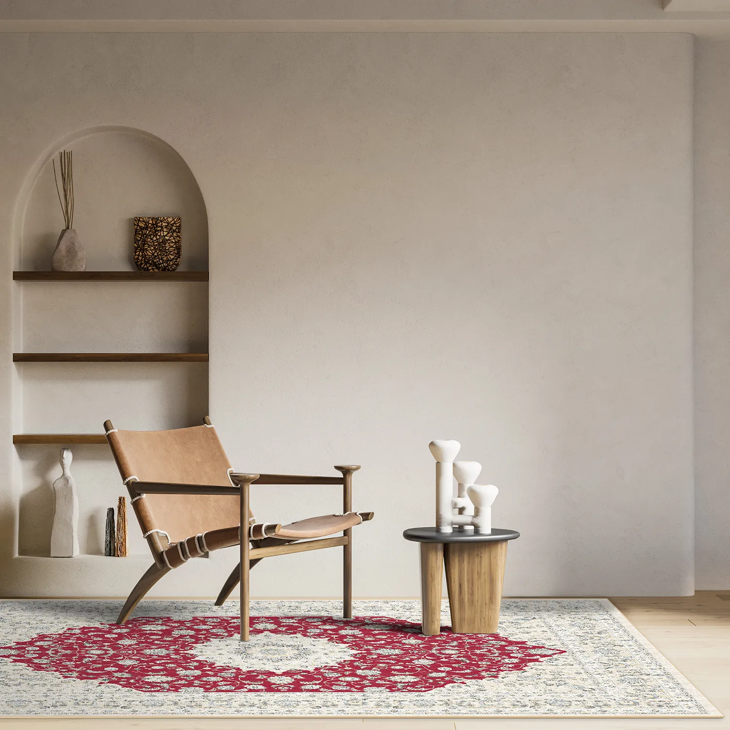 Tapis Wilton - Arabella (rouge)