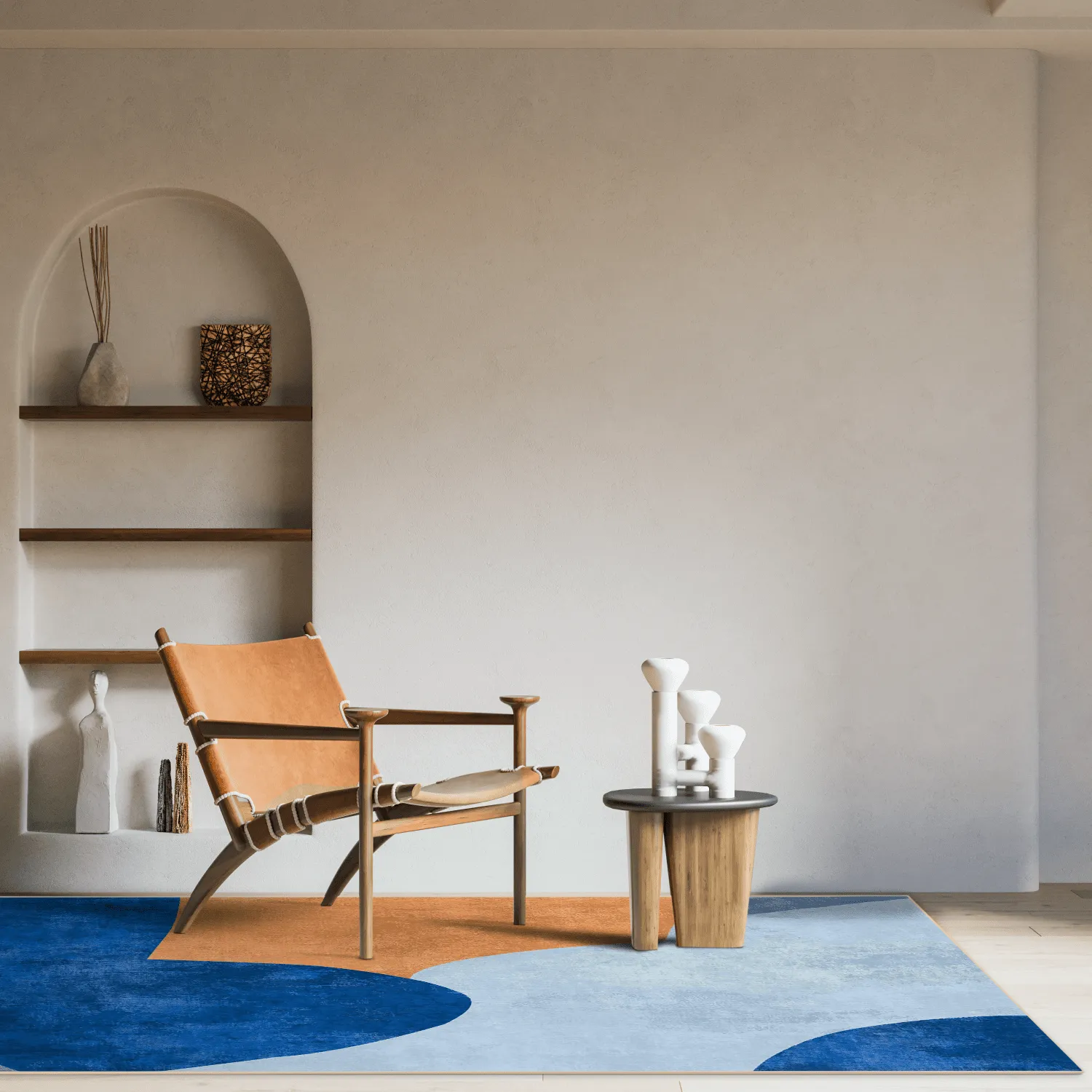 Tapis Wilton - Lazio (bleu)