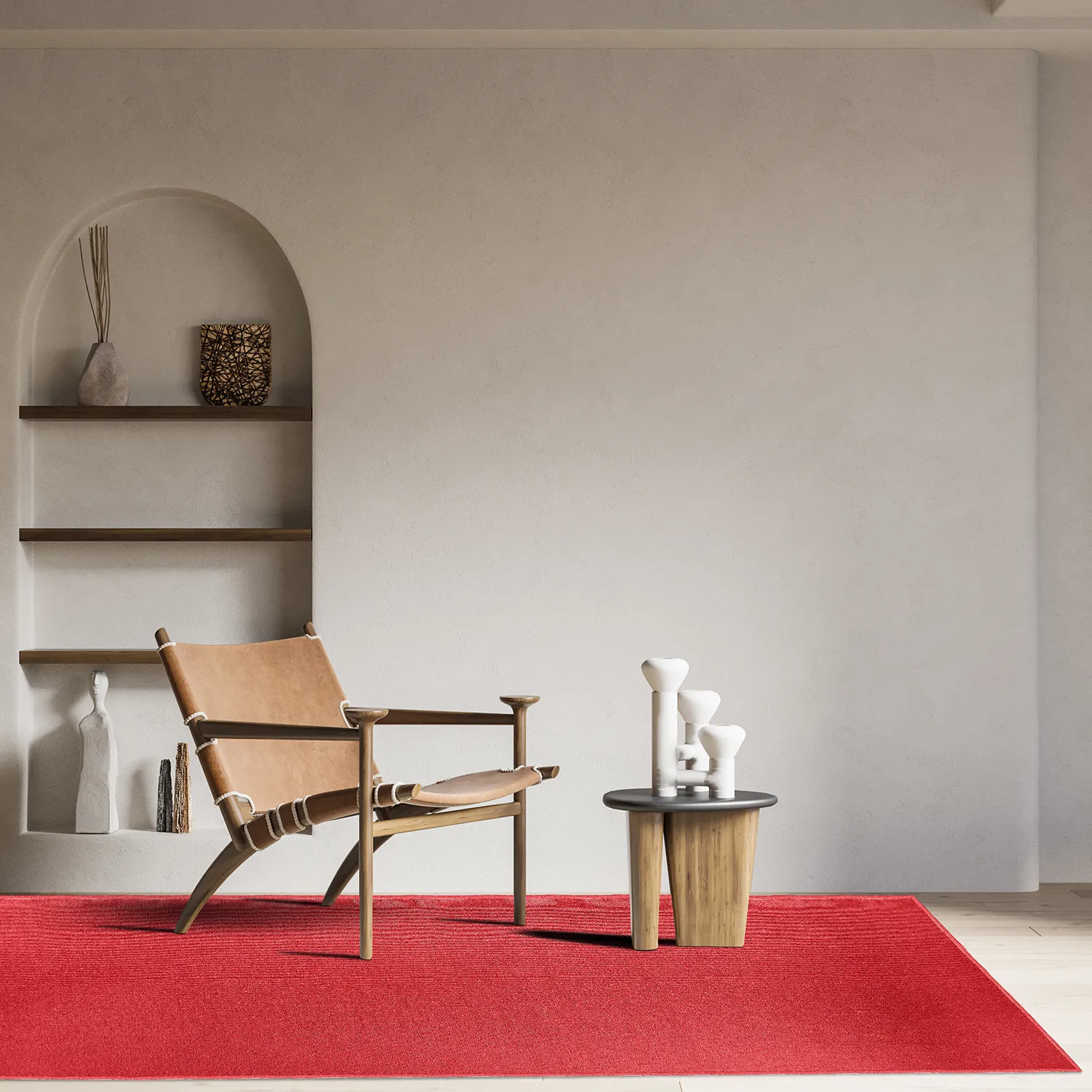 Tapis en laine - Hamilton (Flame Scarlet)