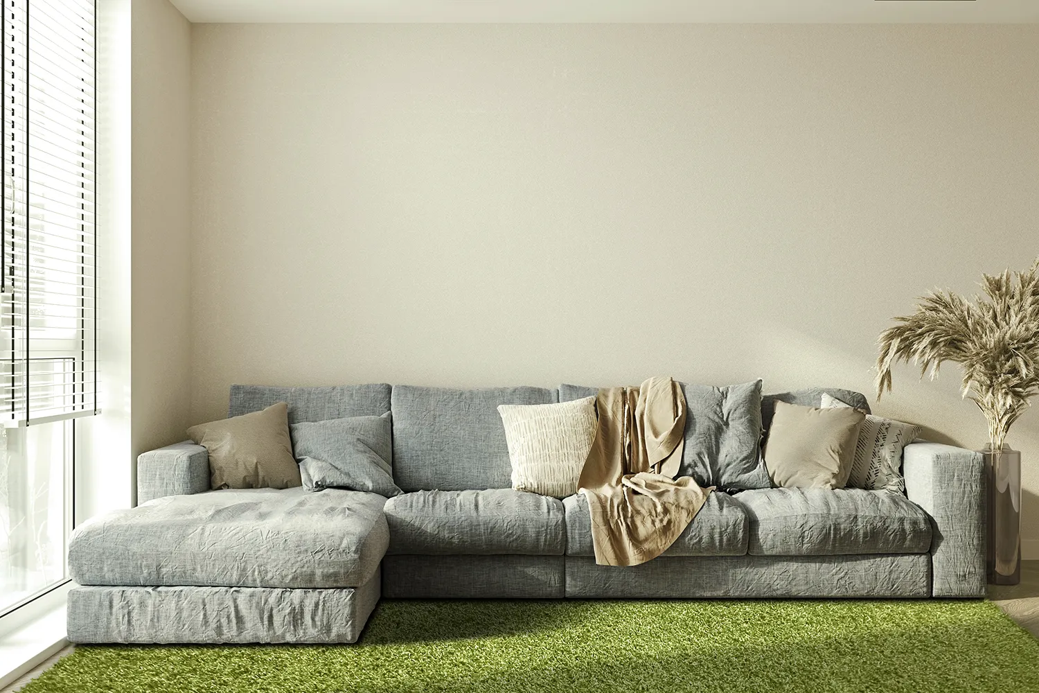 Tapis moelleux - Zoe (vert)
