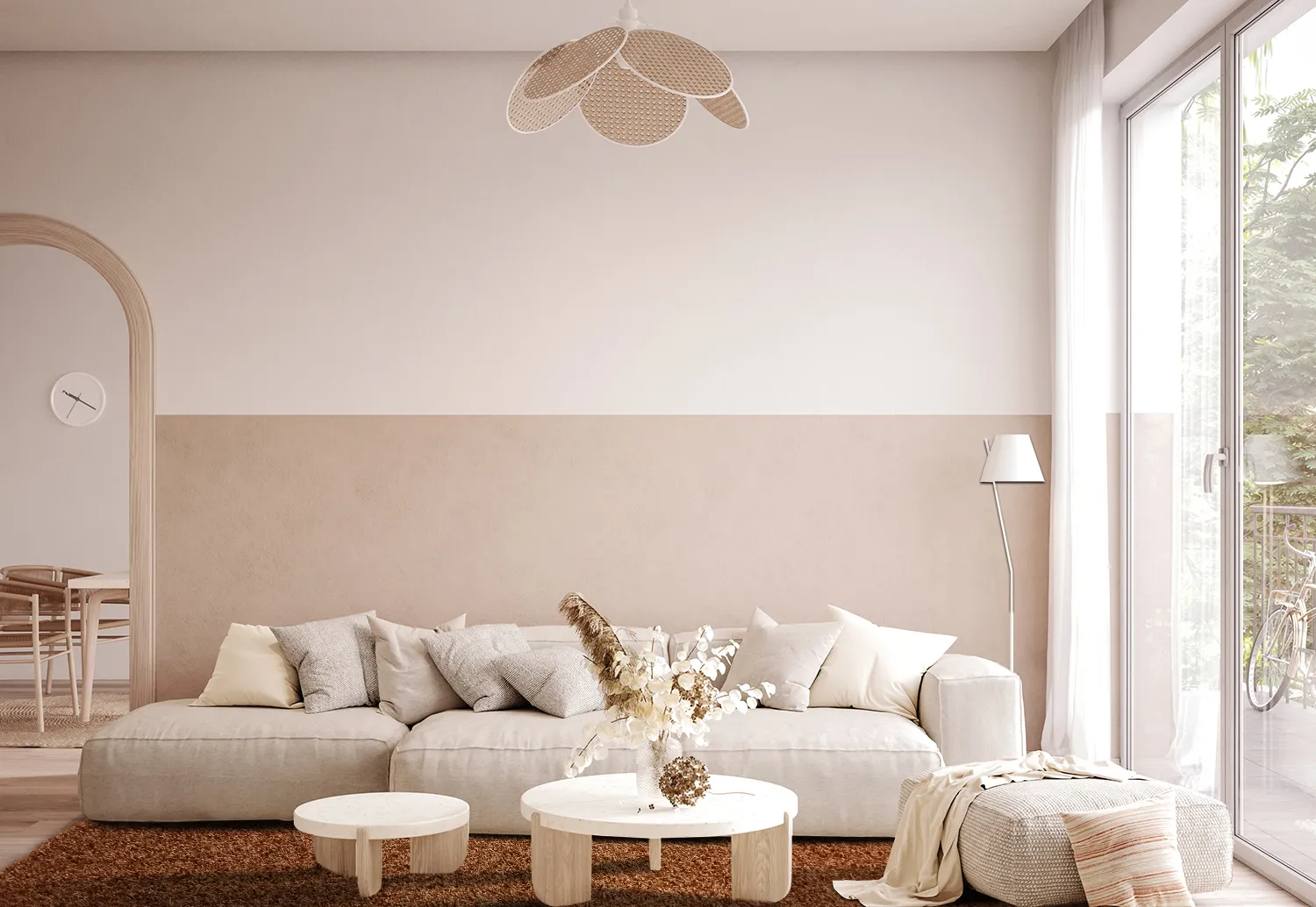 Tapis moelleux - Zoe (terracotta)