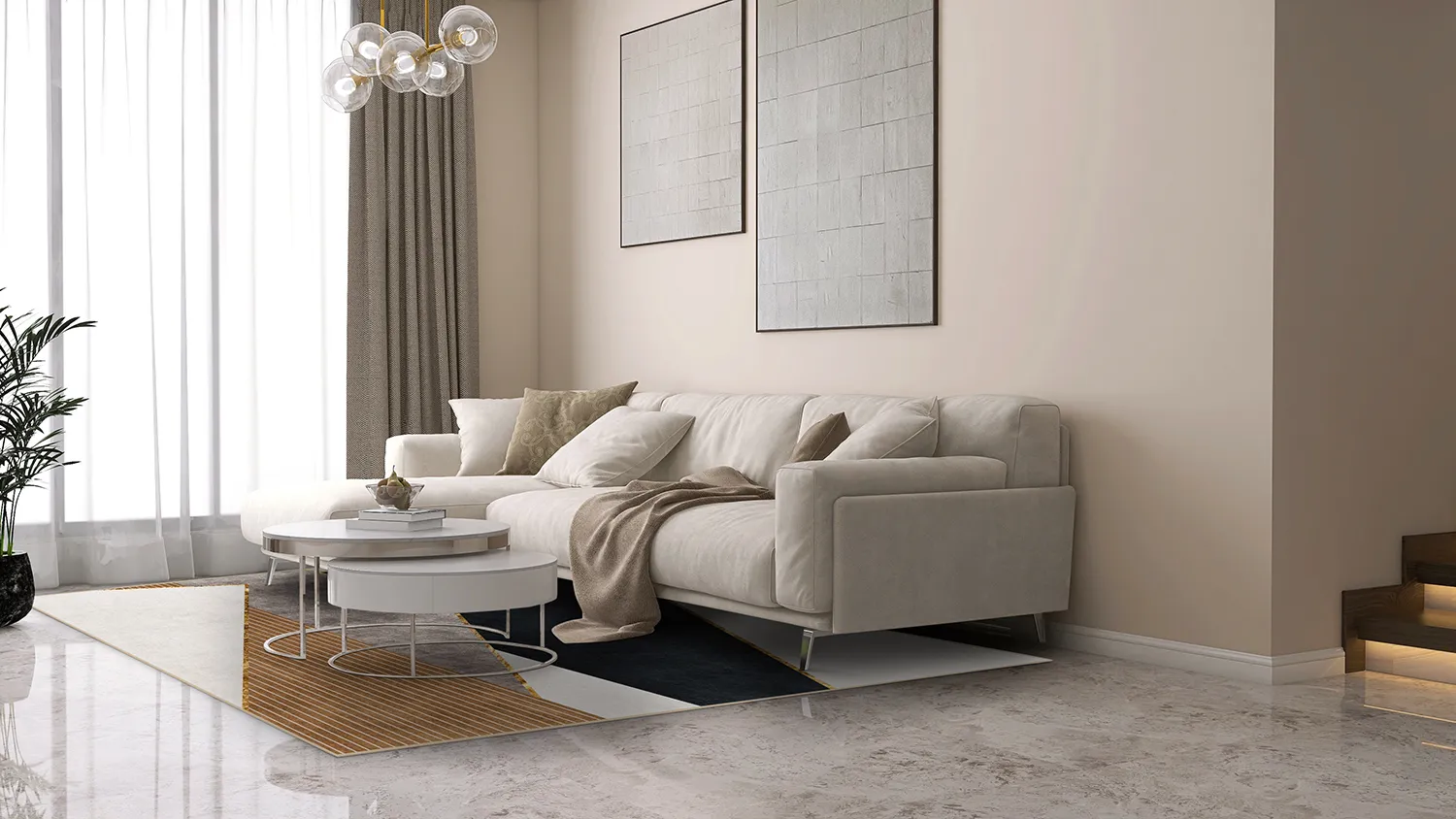 Tapis Wilton - Serenity (multicolore)