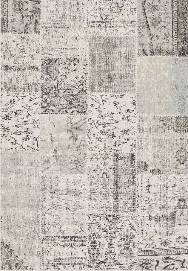 Tapis Wilton - Villani (crème/argent)