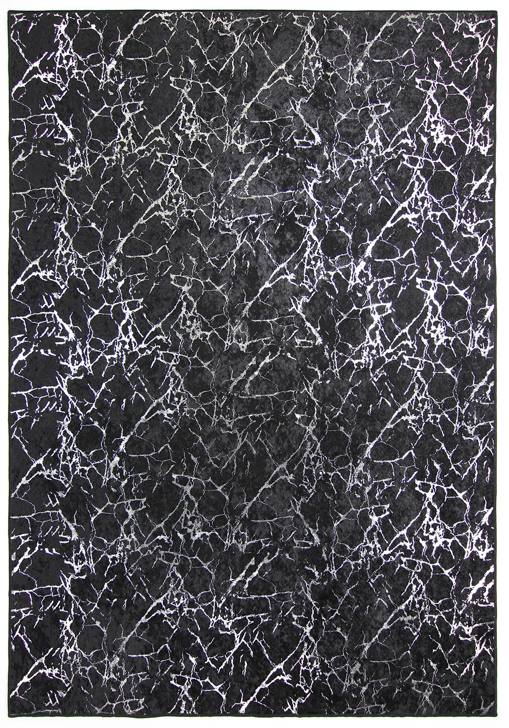Tapis Wilton - Zaria (noir/argenté)