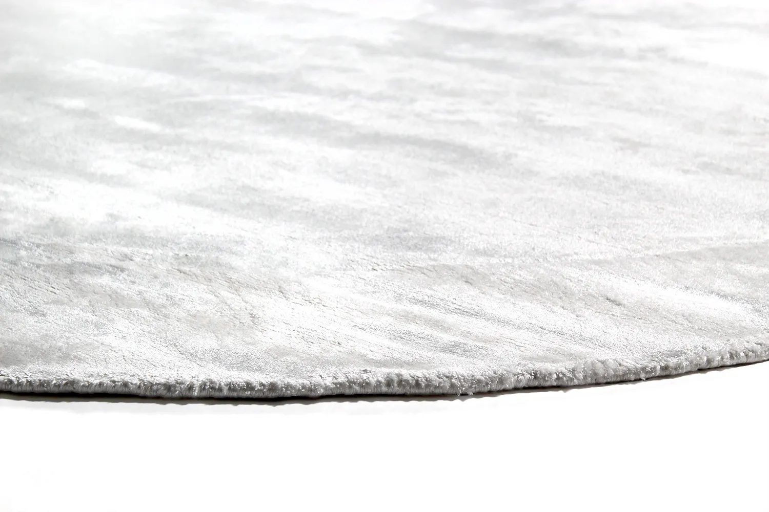 Tapis ovale en viscose - Jodhpur Special Luxury Edition (blanc cassé)