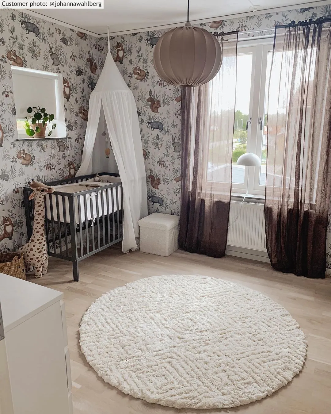 Tapis ronds - Stettin (blanc cassé)