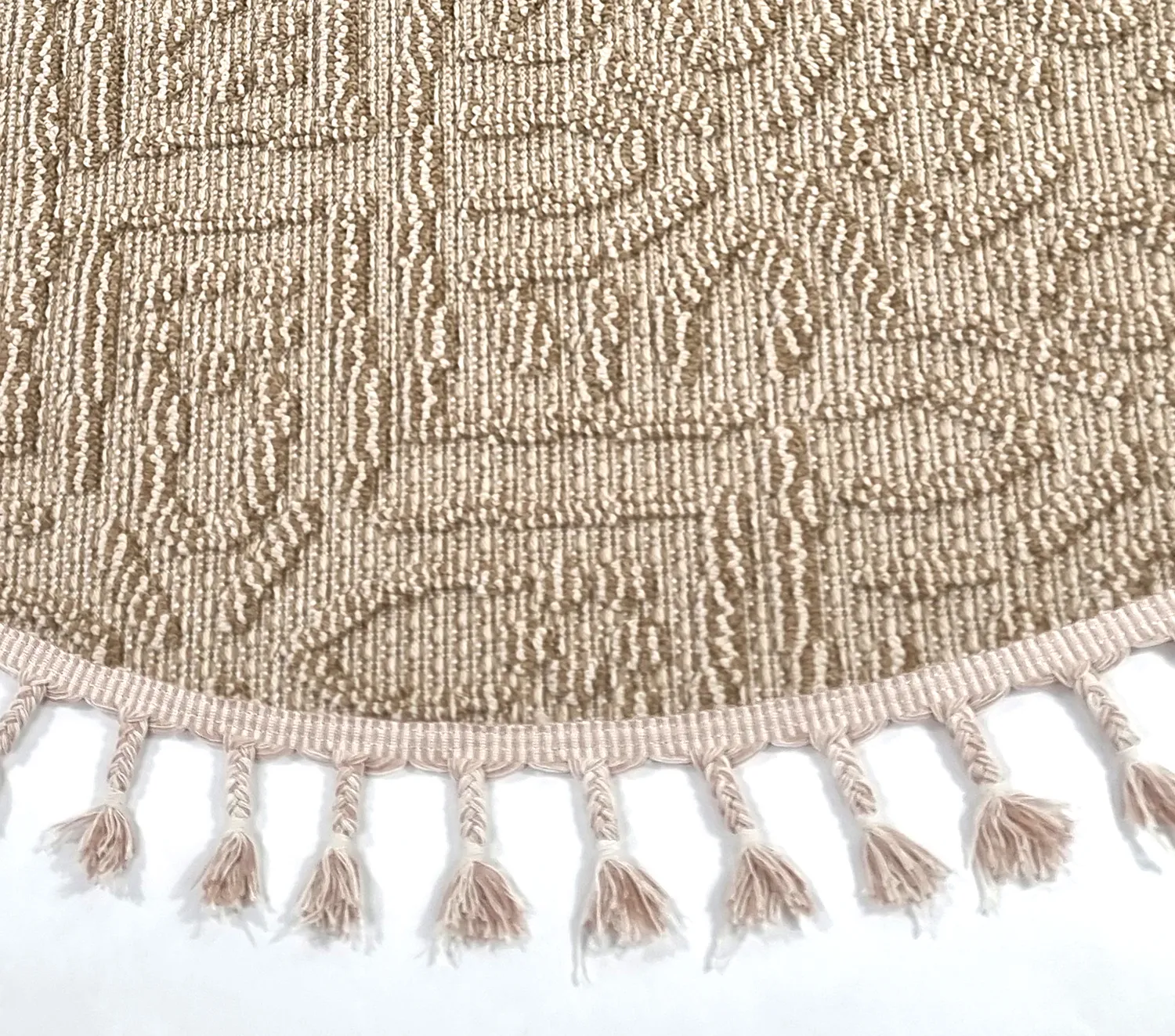 Tapis rond - Intérieur/Extérieur Dorotea (beige)