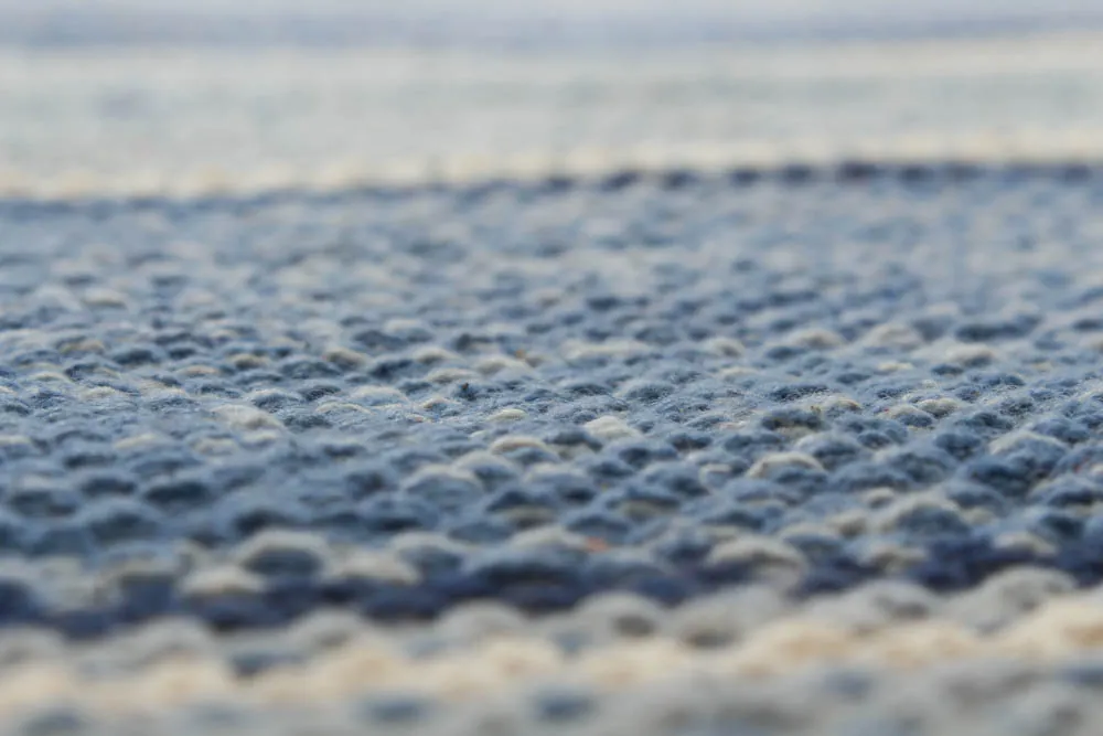 Tapis patchwork - Julia (bleu)