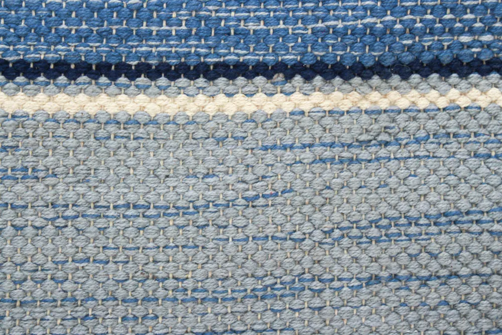 Tapis patchwork - Julia (bleu)