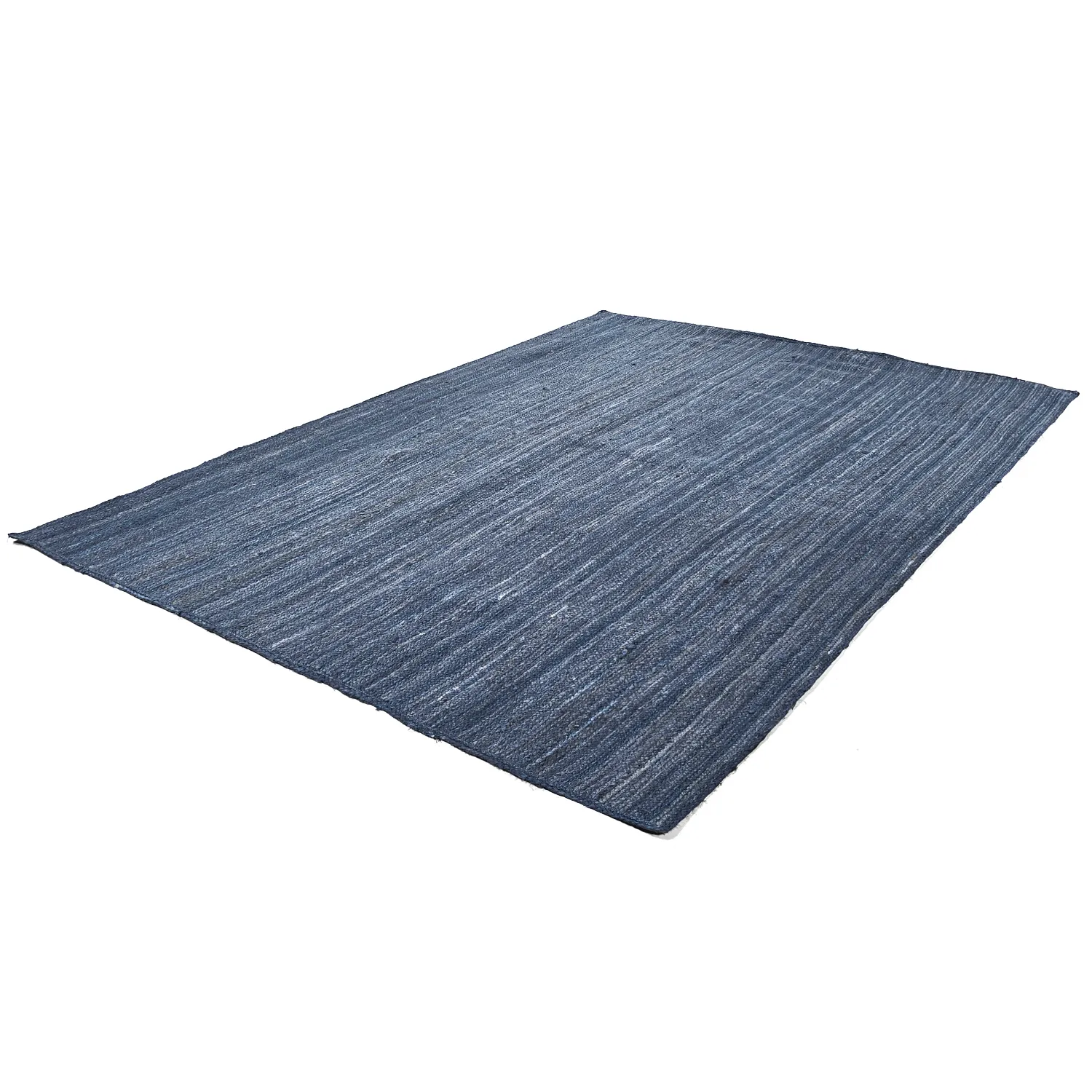 Tapis en jute - Amasia (bleu)