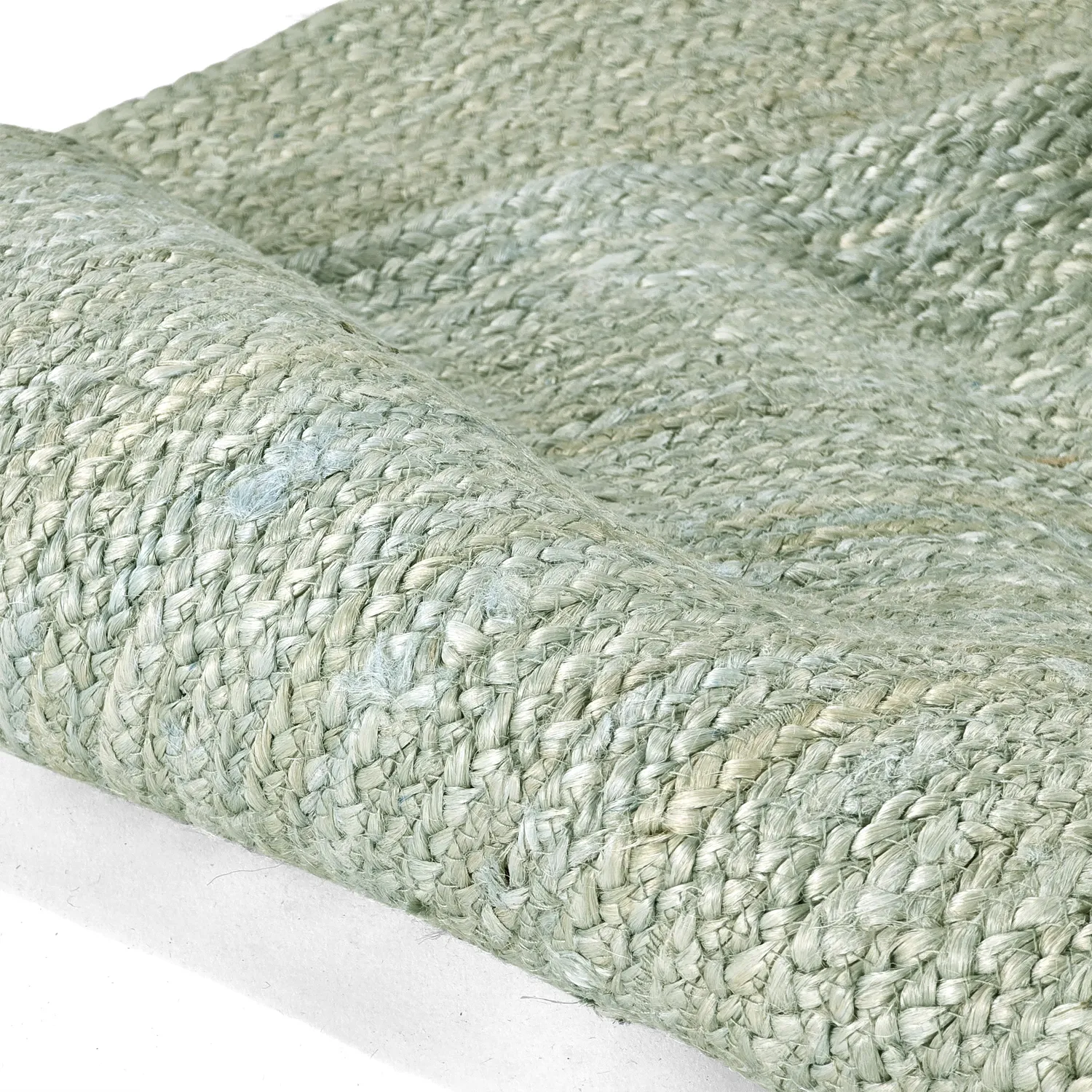 Tapis rond en jute - Amasia (gris)