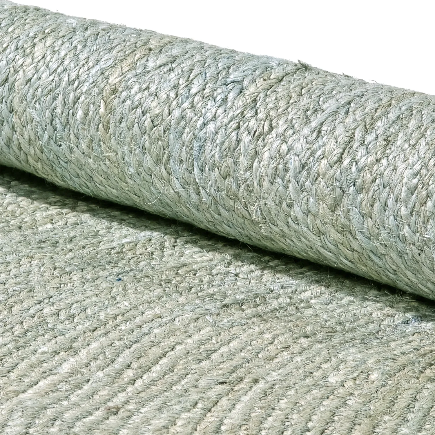 Tapis rond en jute - Amasia (gris)