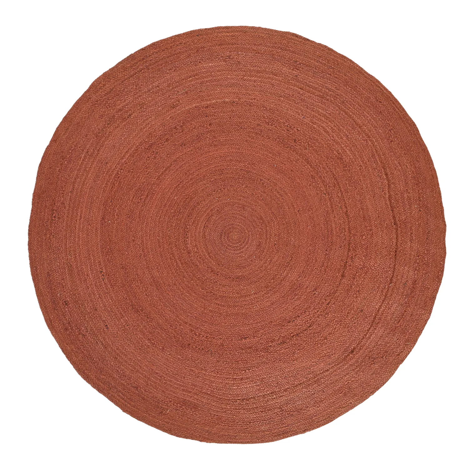 Tapis rond en jute - Amasia (châtaigne)