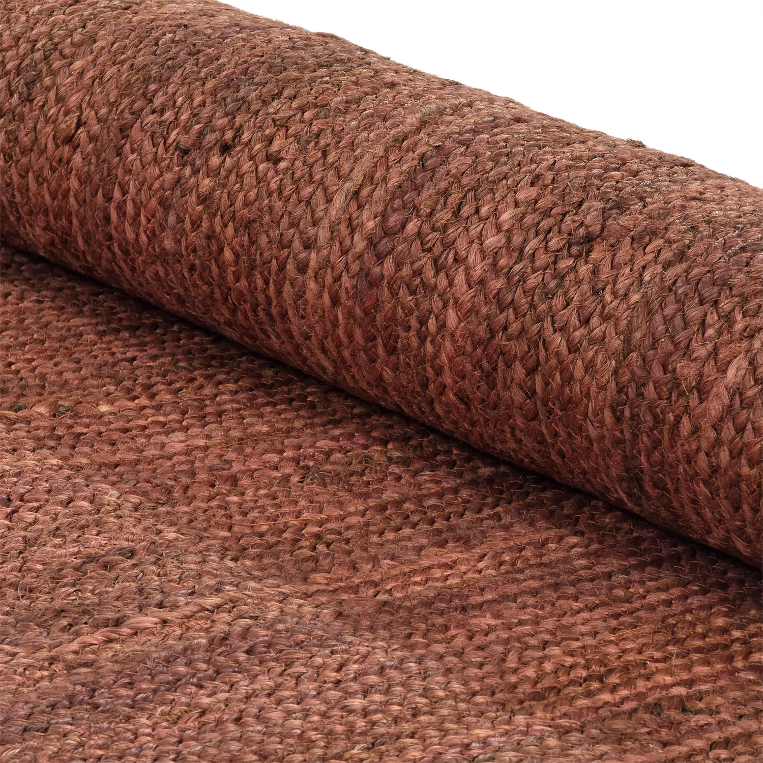 Tapis en jute - Amasia (châtaigne)