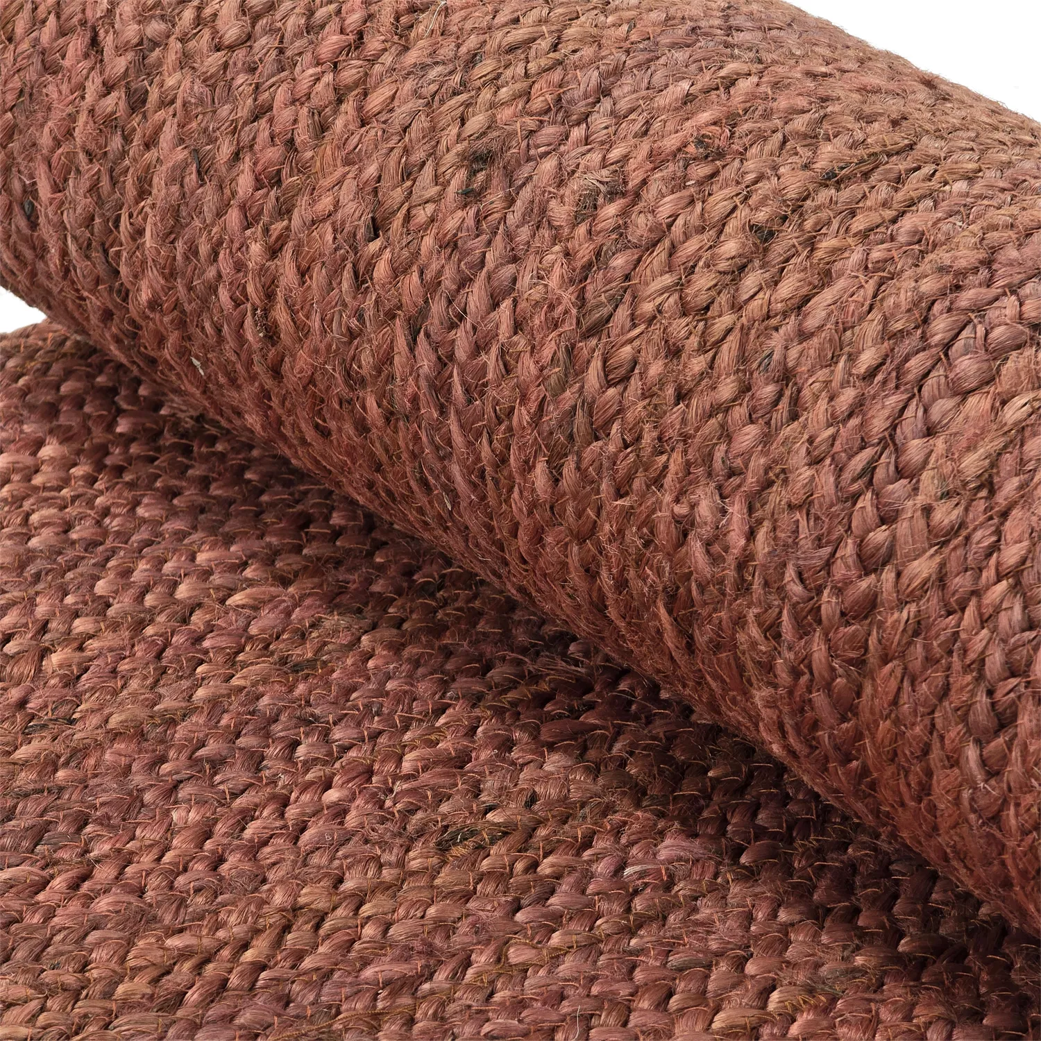 Tapis en jute - Amasia (châtaigne)