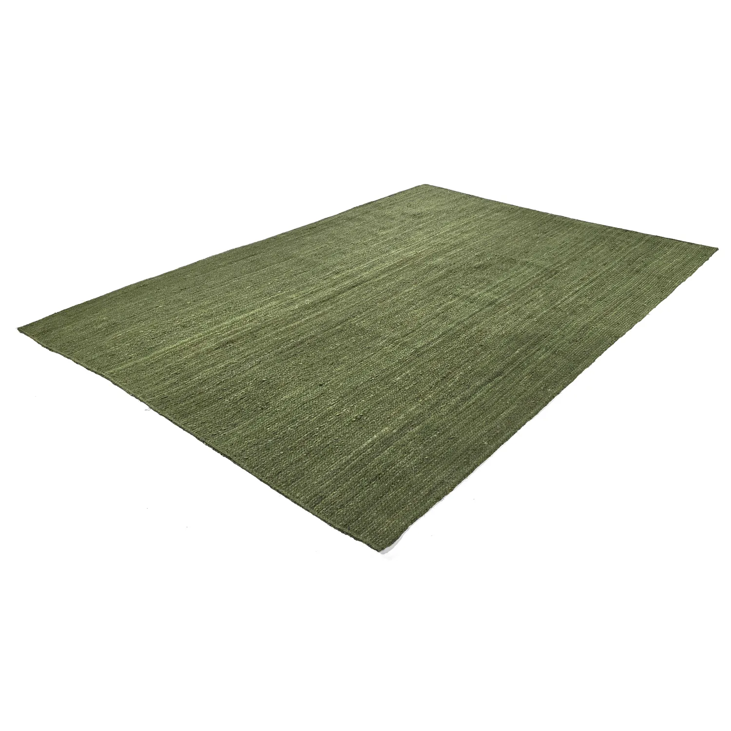 Tapis en jute - Amasia (vert militaire)