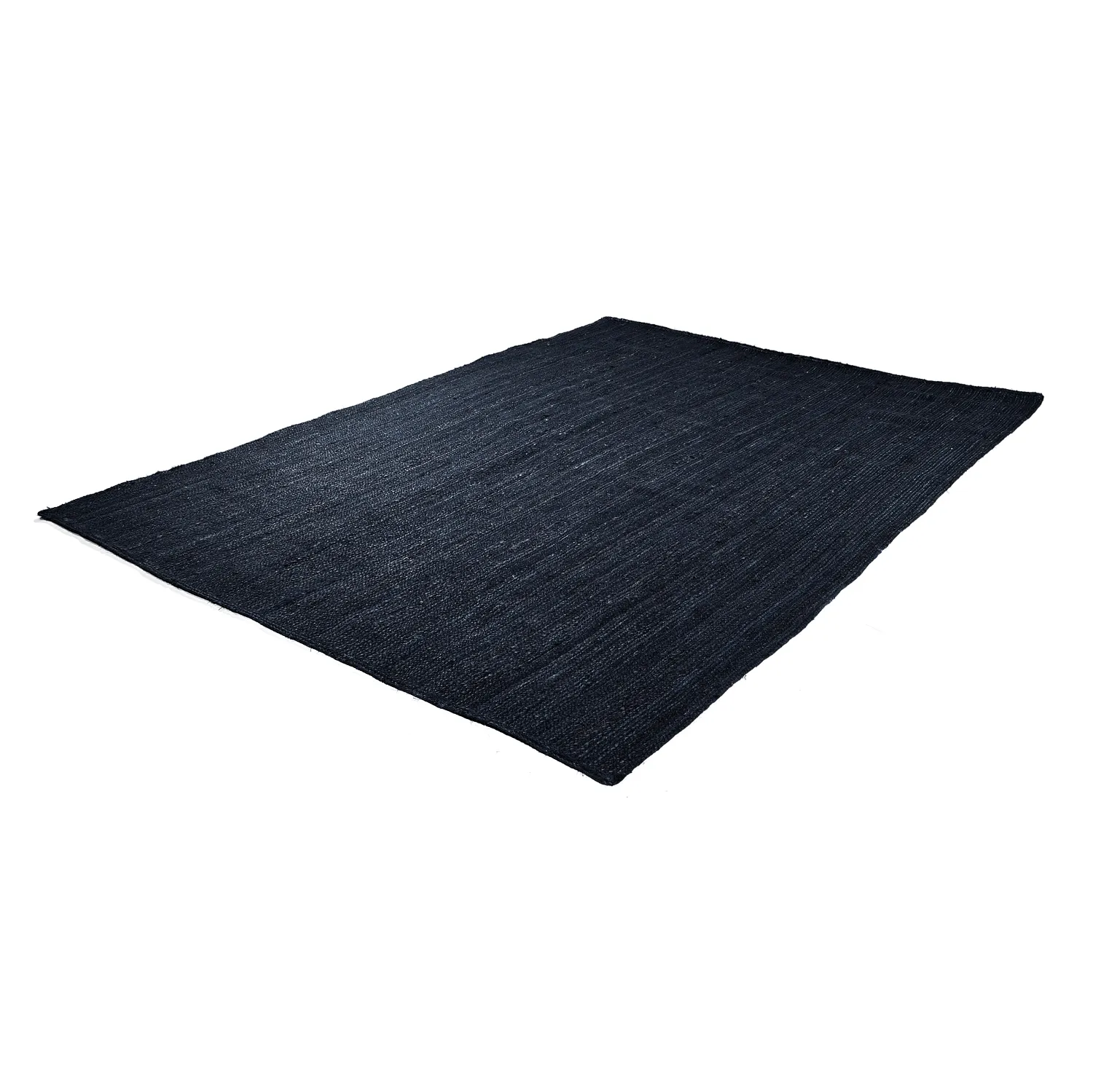 Tapis en jute - Amasia (bleu foncé)