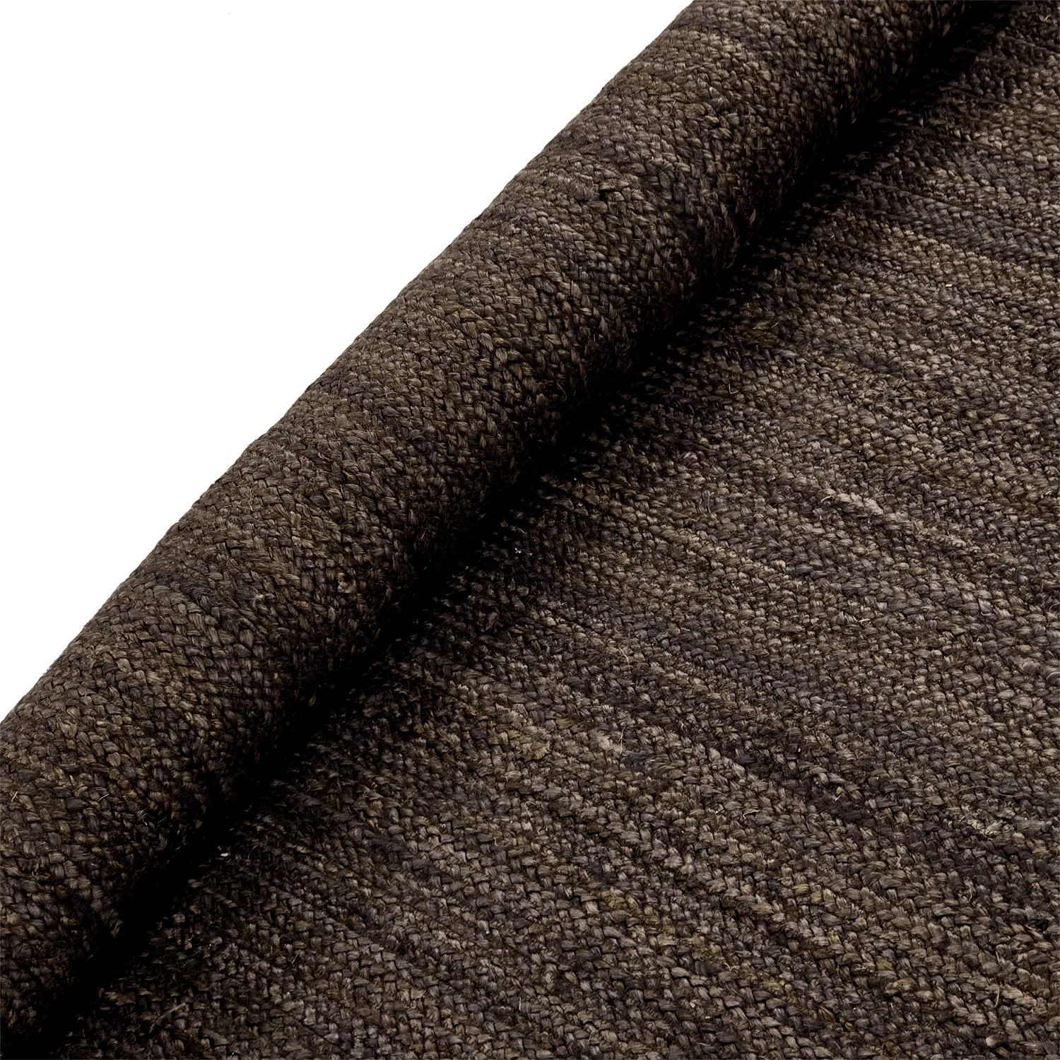 Tapis en jute - Amasia (gris foncé)