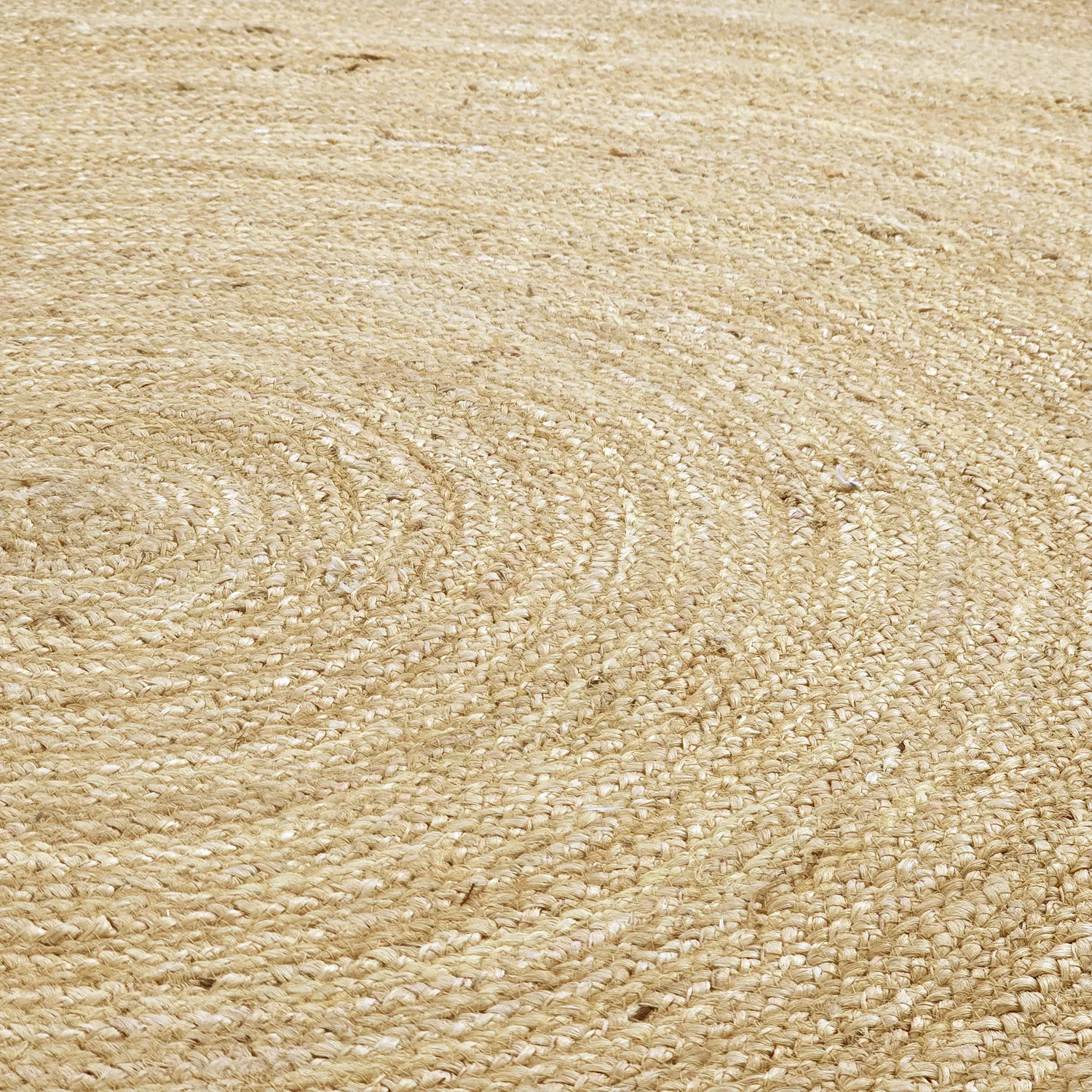 Tapis rond en jute - Amasia (naturel)