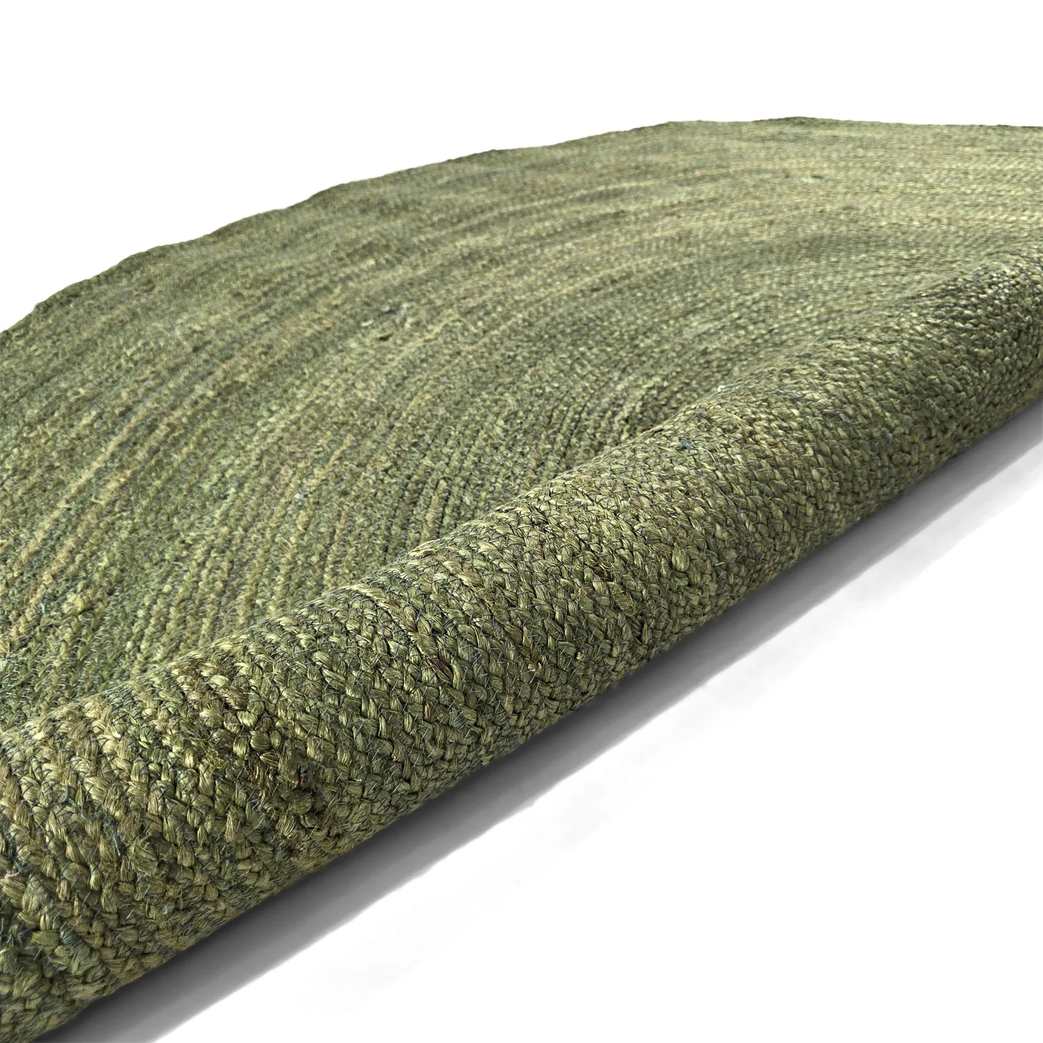 Tapis rond en jute - Amasia (olive)