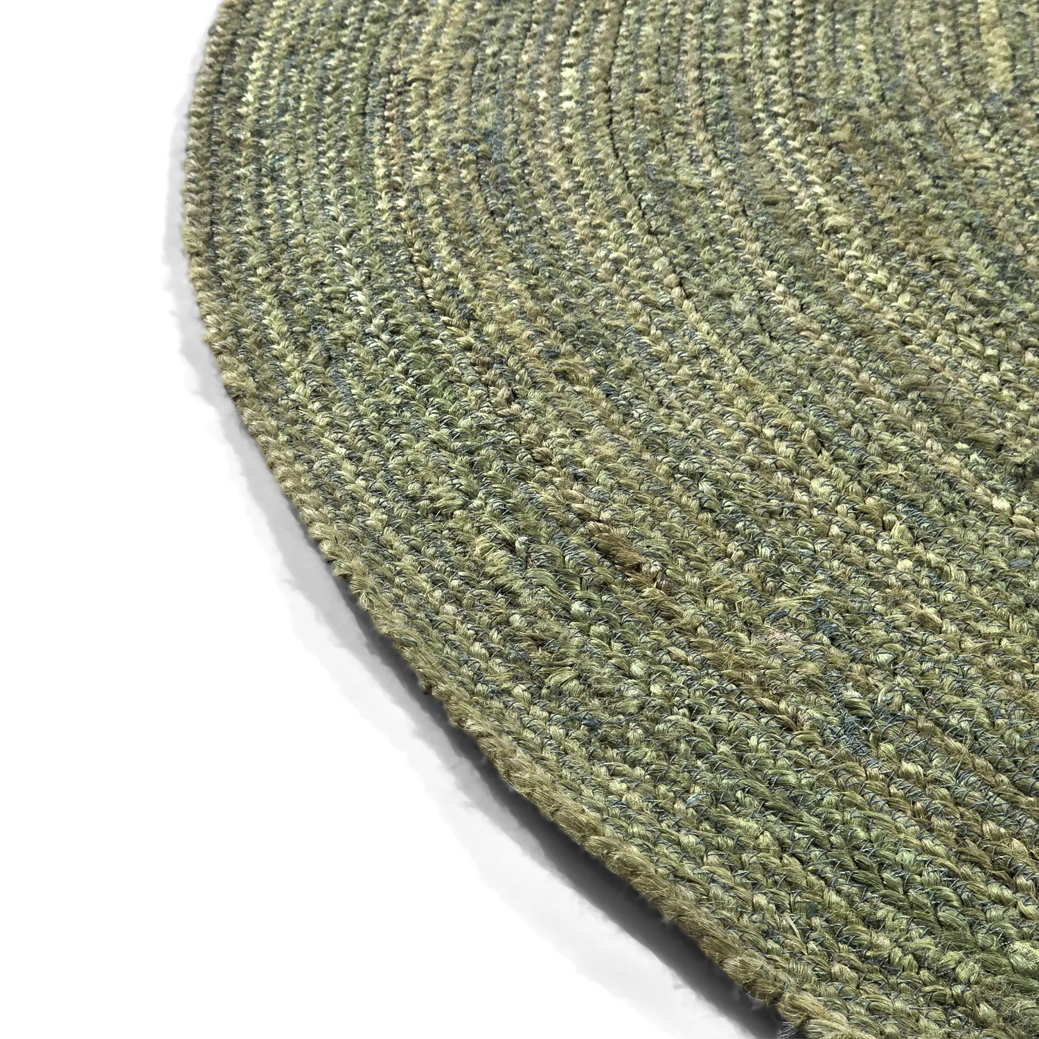 Tapis rond en jute - Amasia (olive)