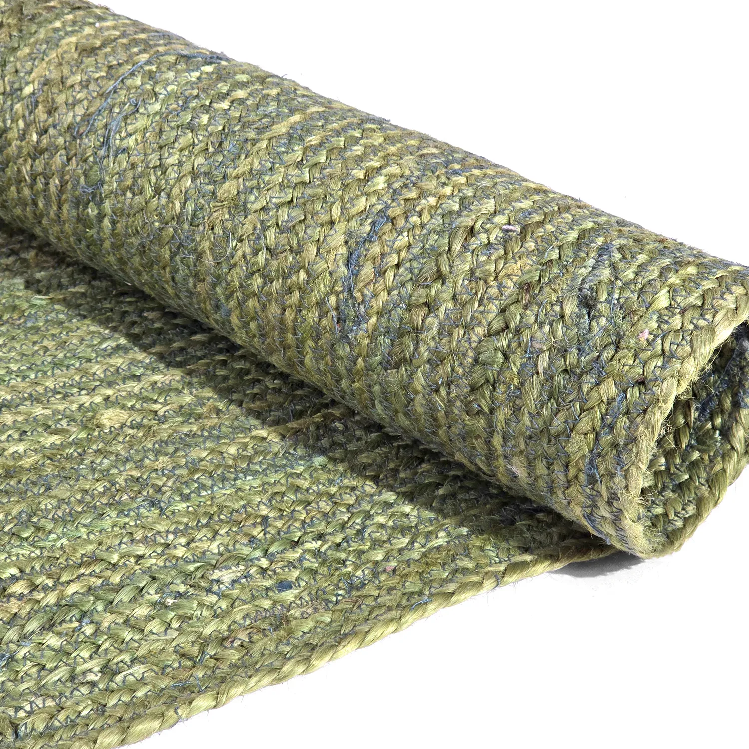 Tapis rond en jute - Amasia (olive)