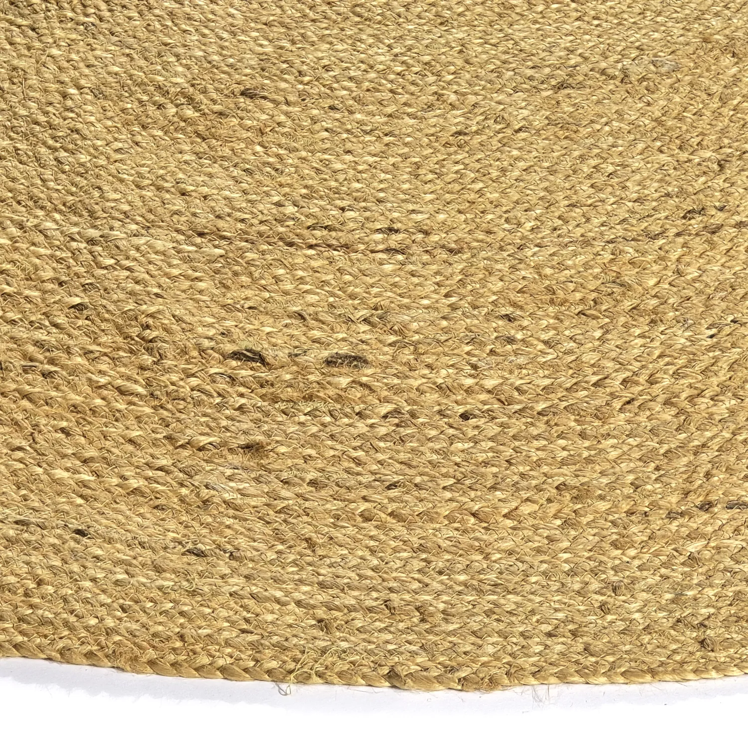 Tapis rond en jute - Amasia (orange)