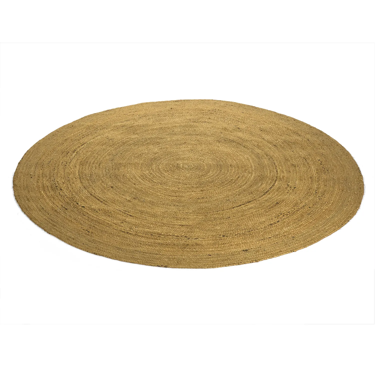 Tapis rond en jute - Amasia (orange)