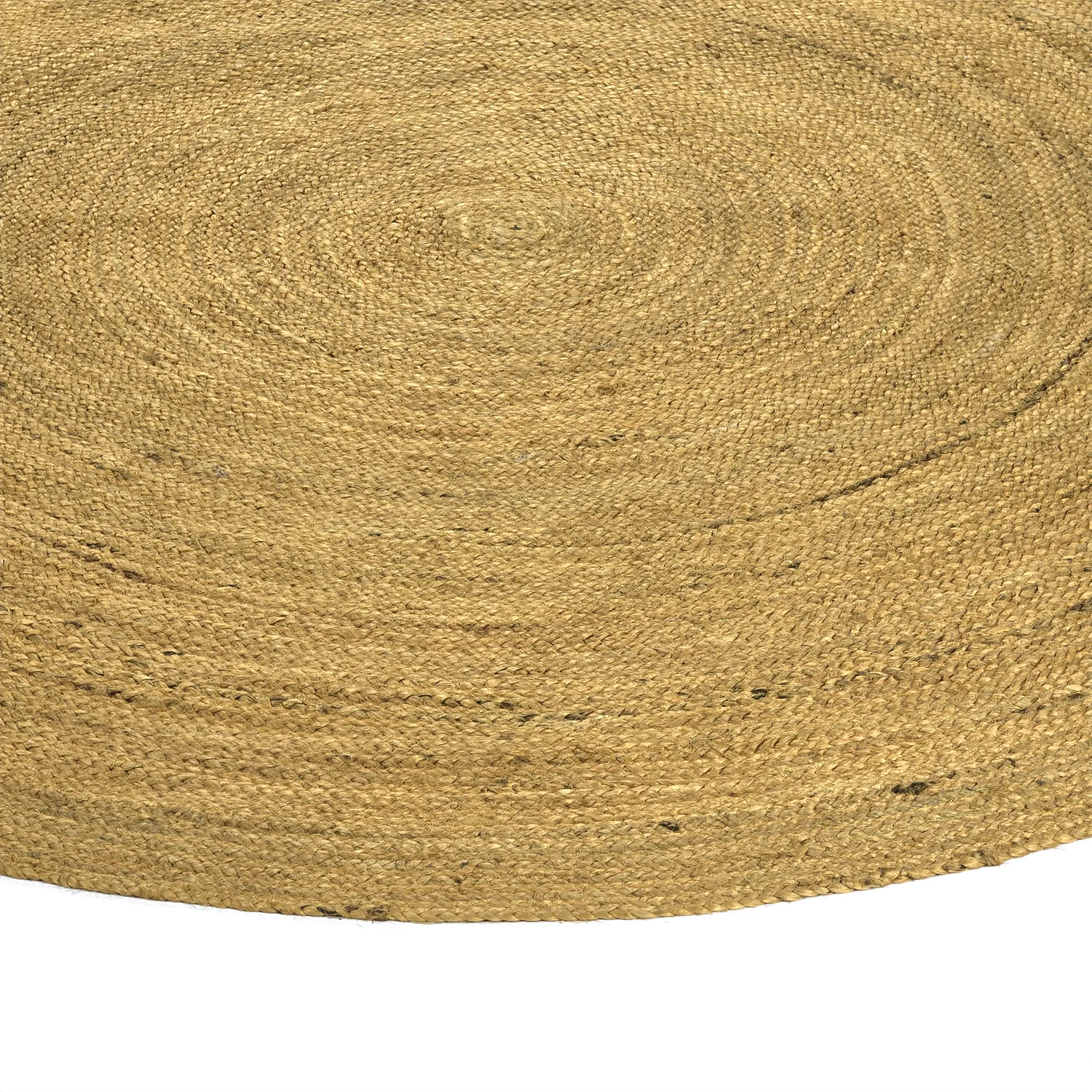Tapis rond en jute - Amasia (orange)