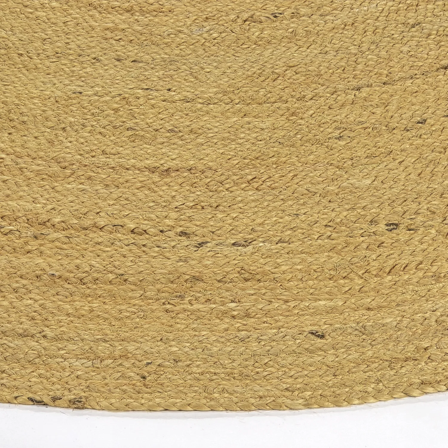 Tapis rond en jute - Amasia (orange)