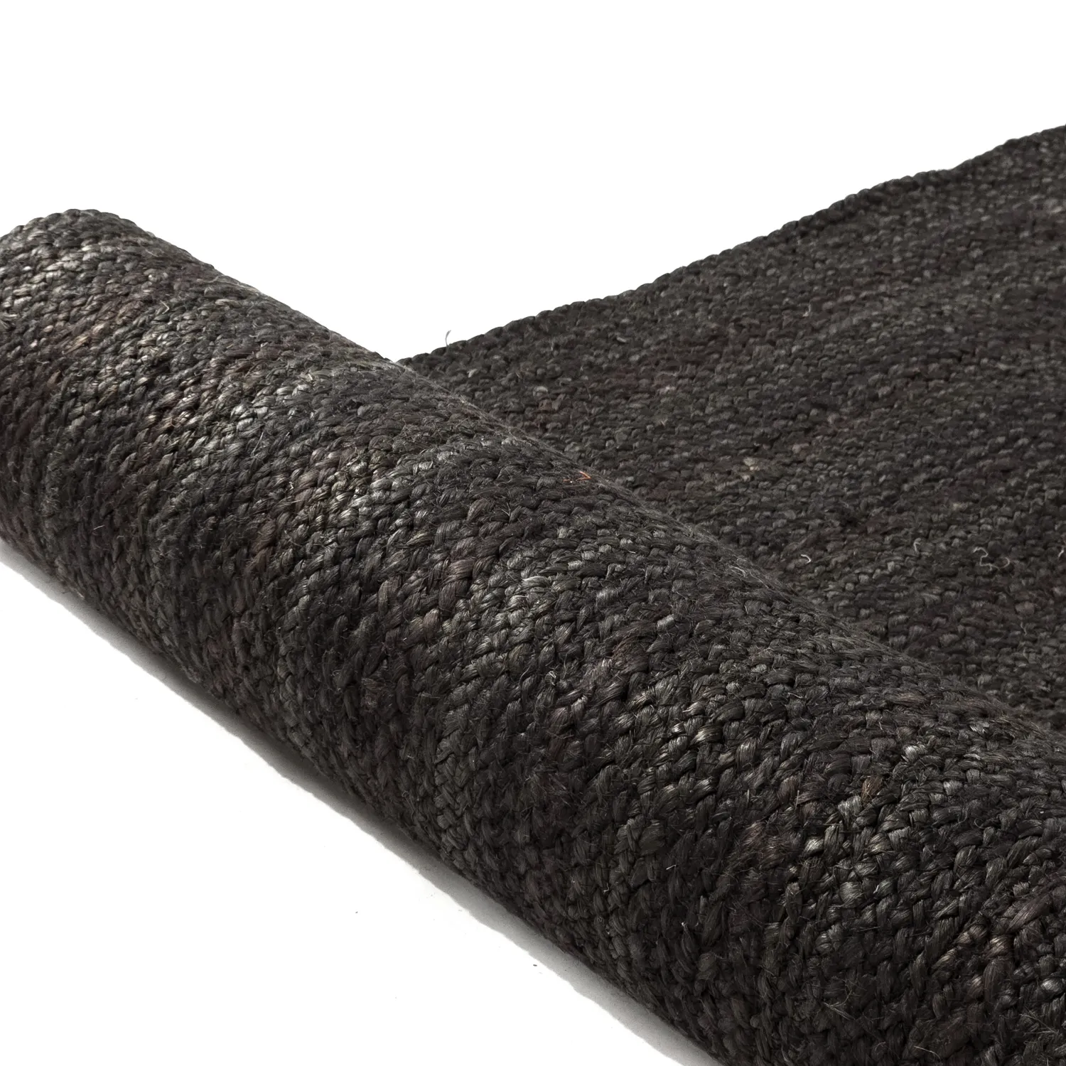 Tapis en jute - Amasia (noir)