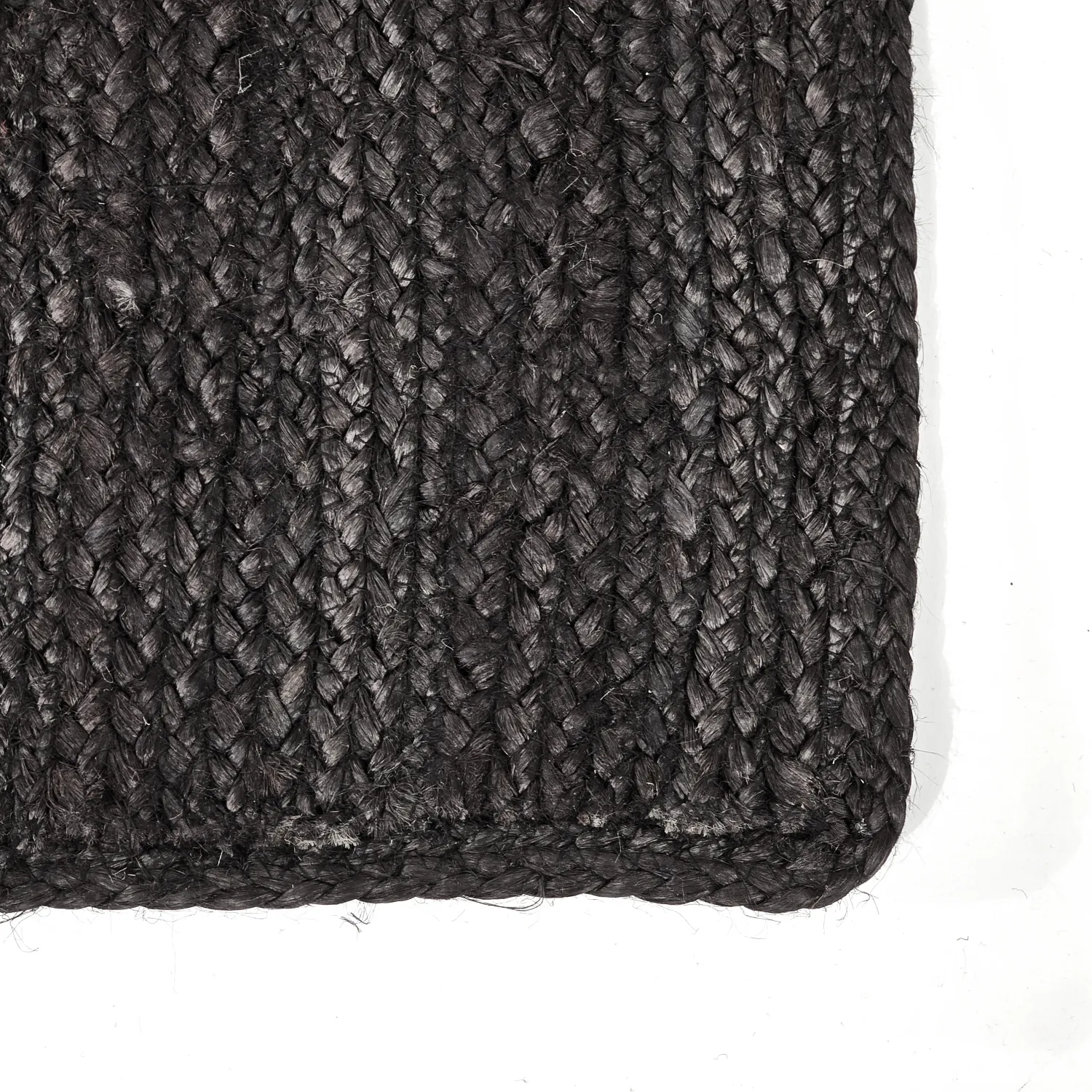 Tapis en jute - Amasia (noir)