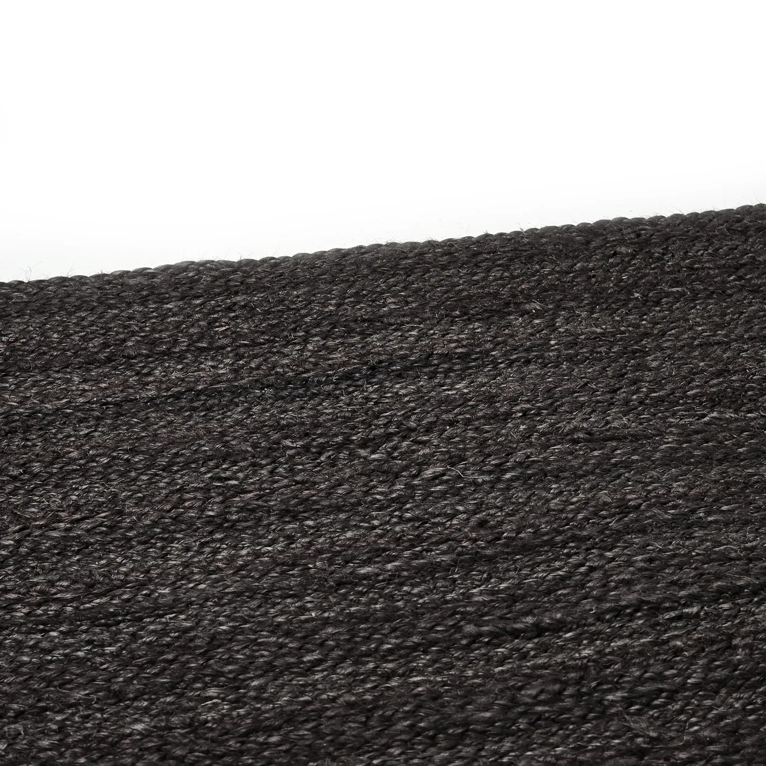 Tapis en jute - Amasia (noir)