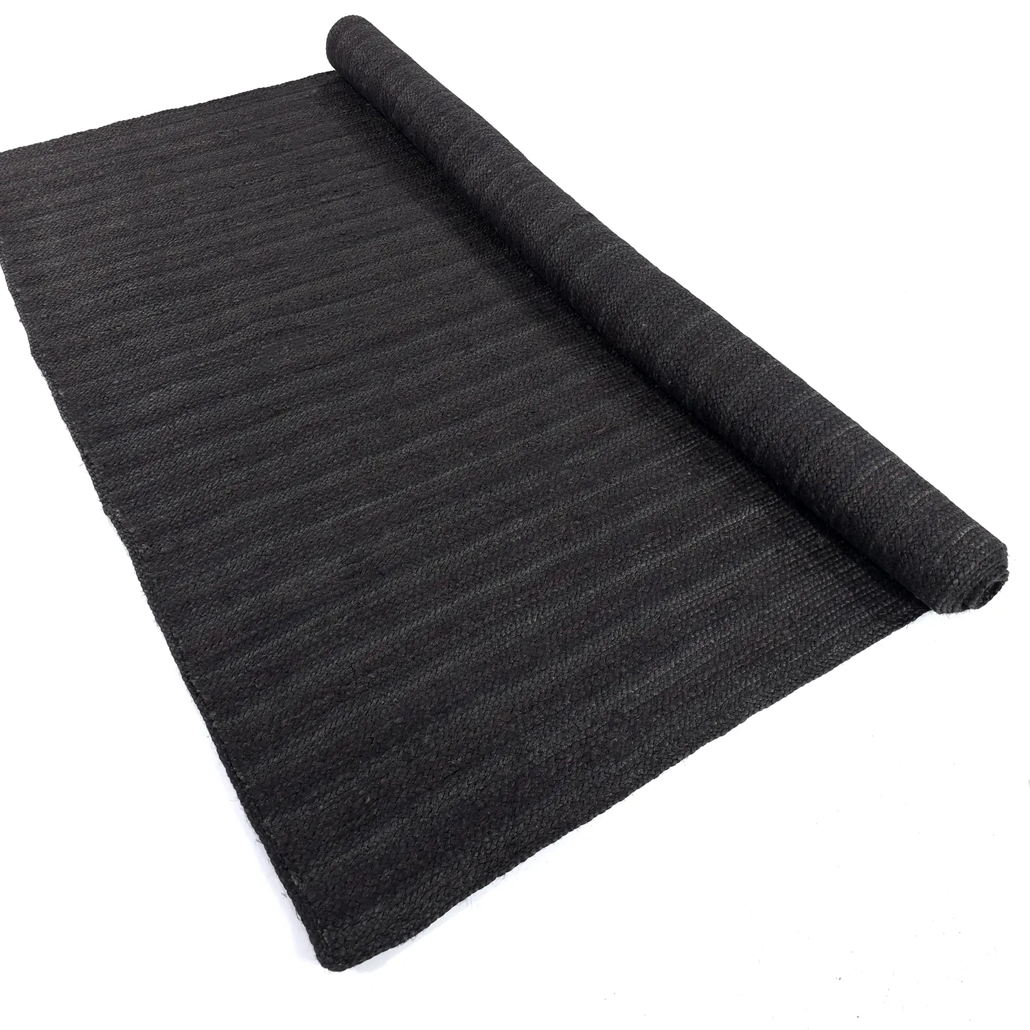 Tapis en jute - Amasia (noir)